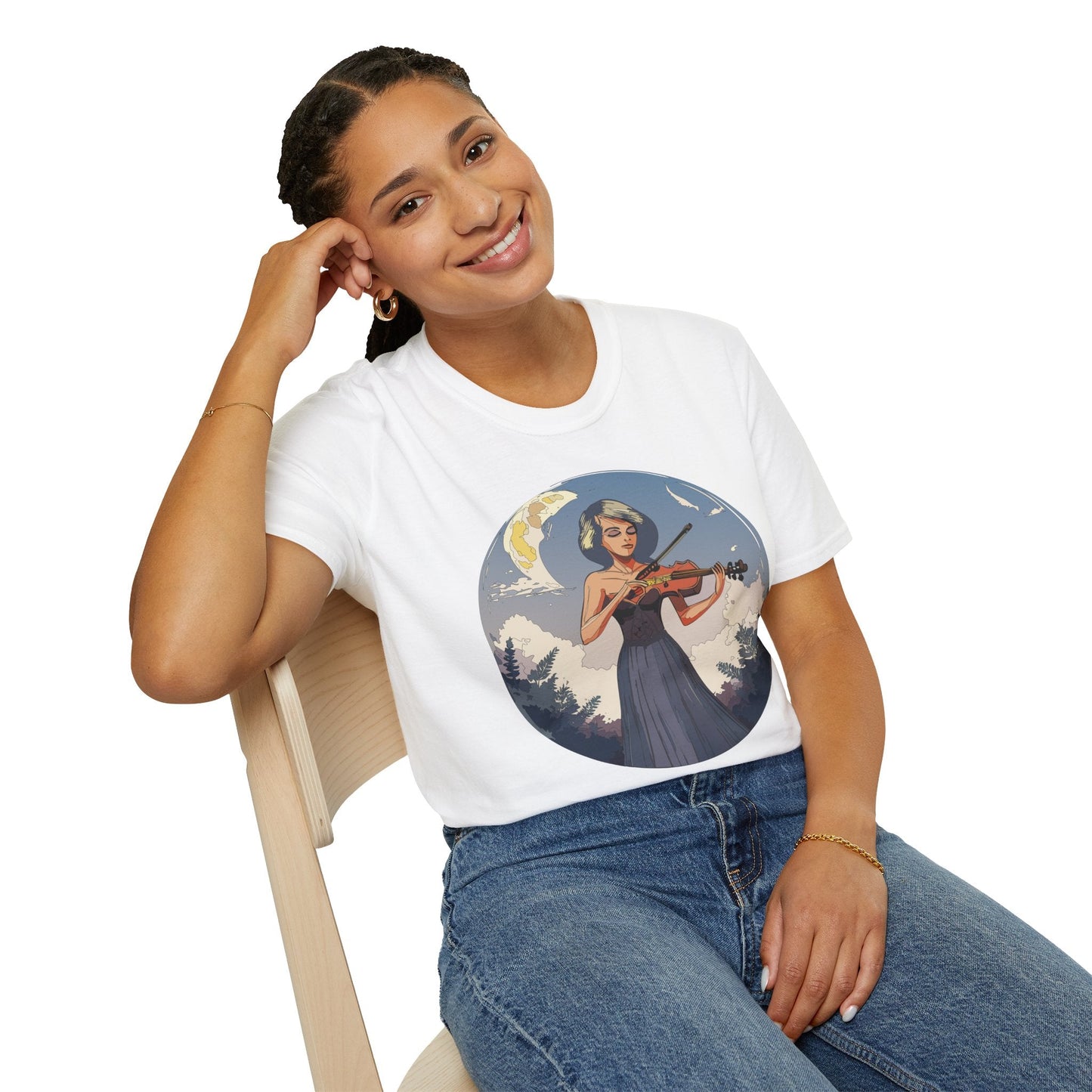 Womens Graphic T Shirts Art Design Shirt For Women Cotton Tee Comfortable Everyday Wear