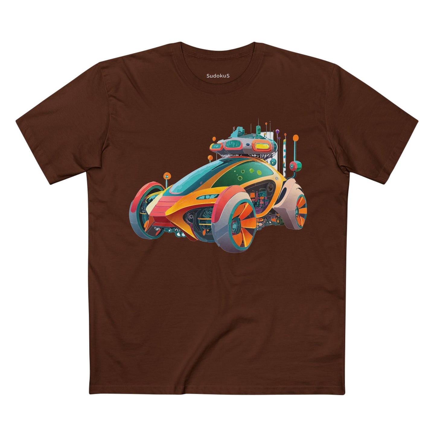 Car Graphic Unisex 100 Cotton Staple Tee 24