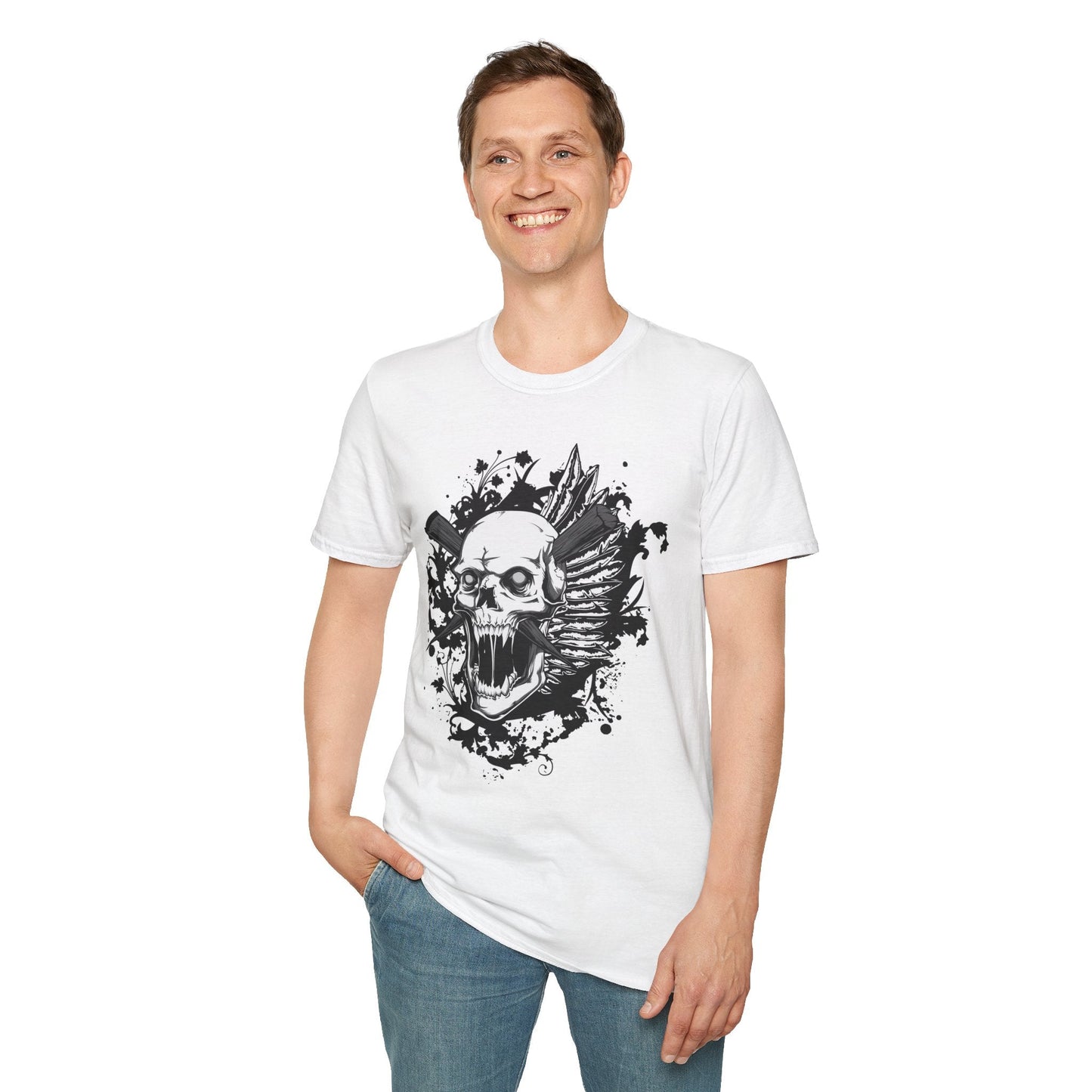 Art Design Graphic Tee Shirt Unisex Softstyle Gildan 64000 100 Percent Ring Spun Cotton