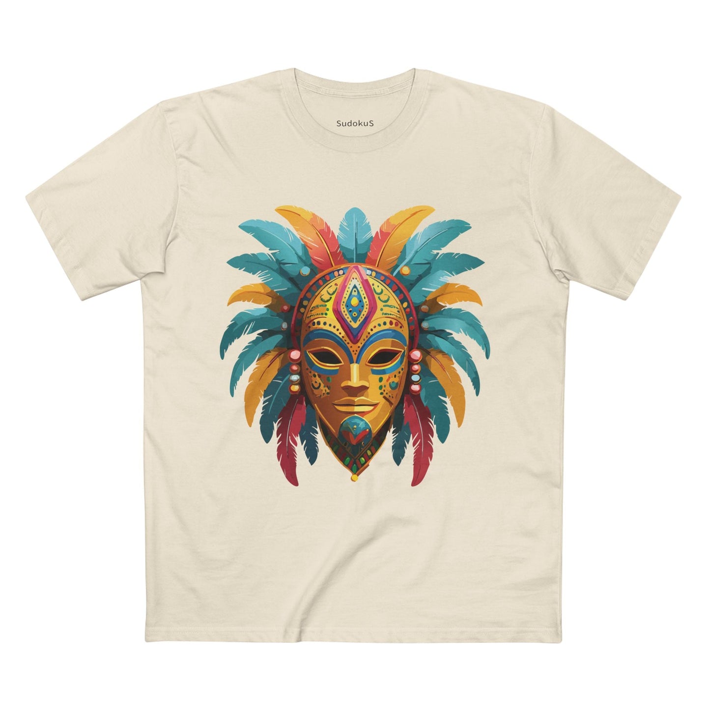 Mask Graphic Unisex 100 Cotton Staple Tee 33