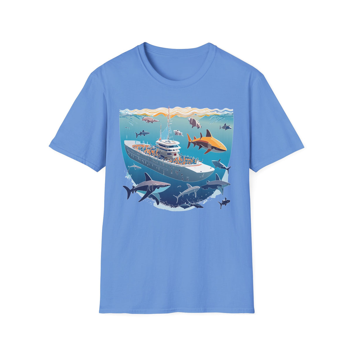 Ocean U boat Graphic Tee Gildan Unisex 100 Cotton Tee Shirt c29