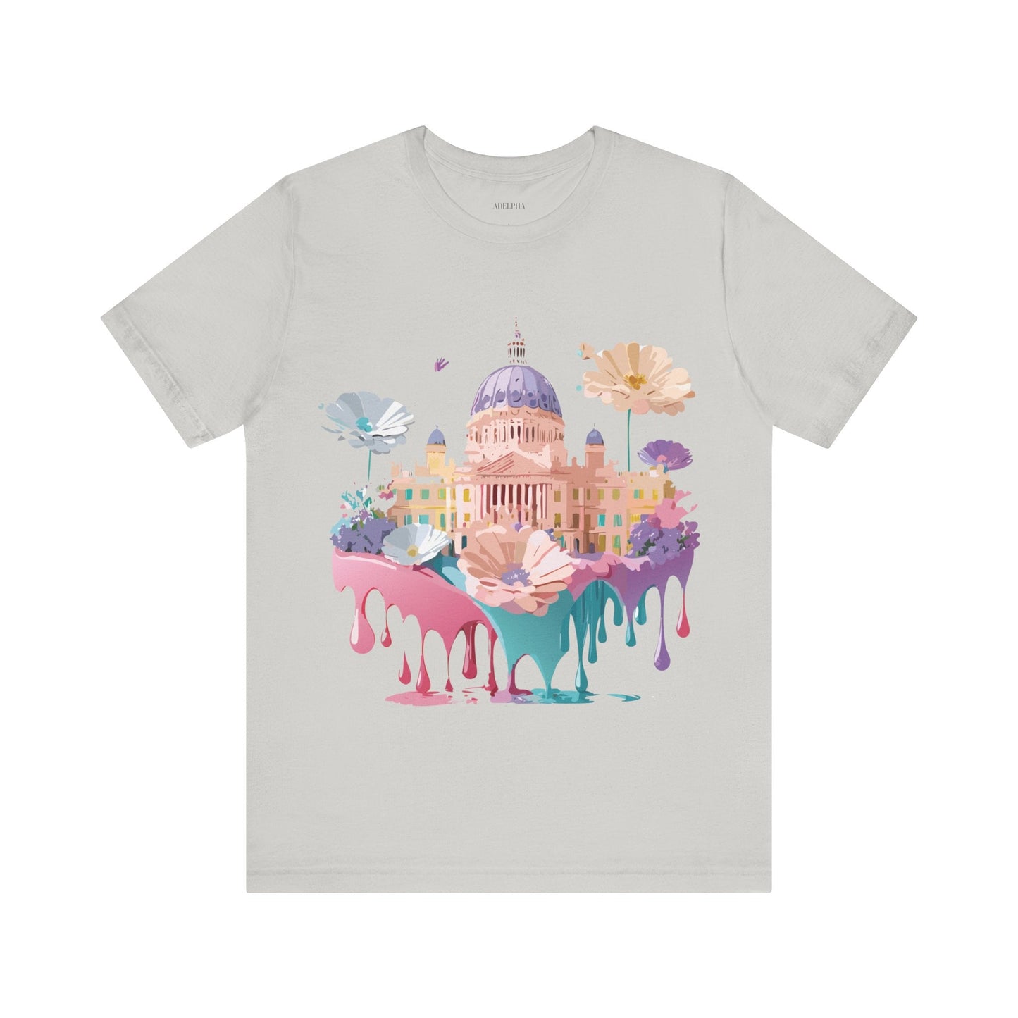 Madrid Tourist Shirt Unisex Graphic Tee With Vintage Adelpha Art Design Short Sleeve