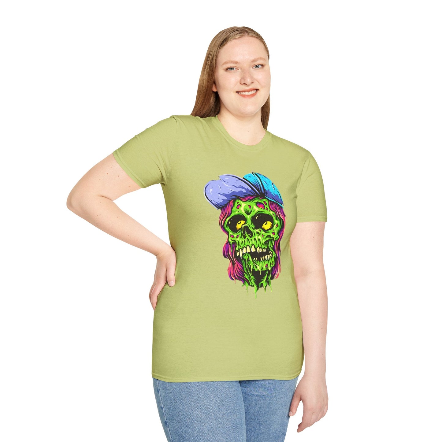 Skull Graphic Unisex Cotton T-shirt with Skeleton Artwork Design 27