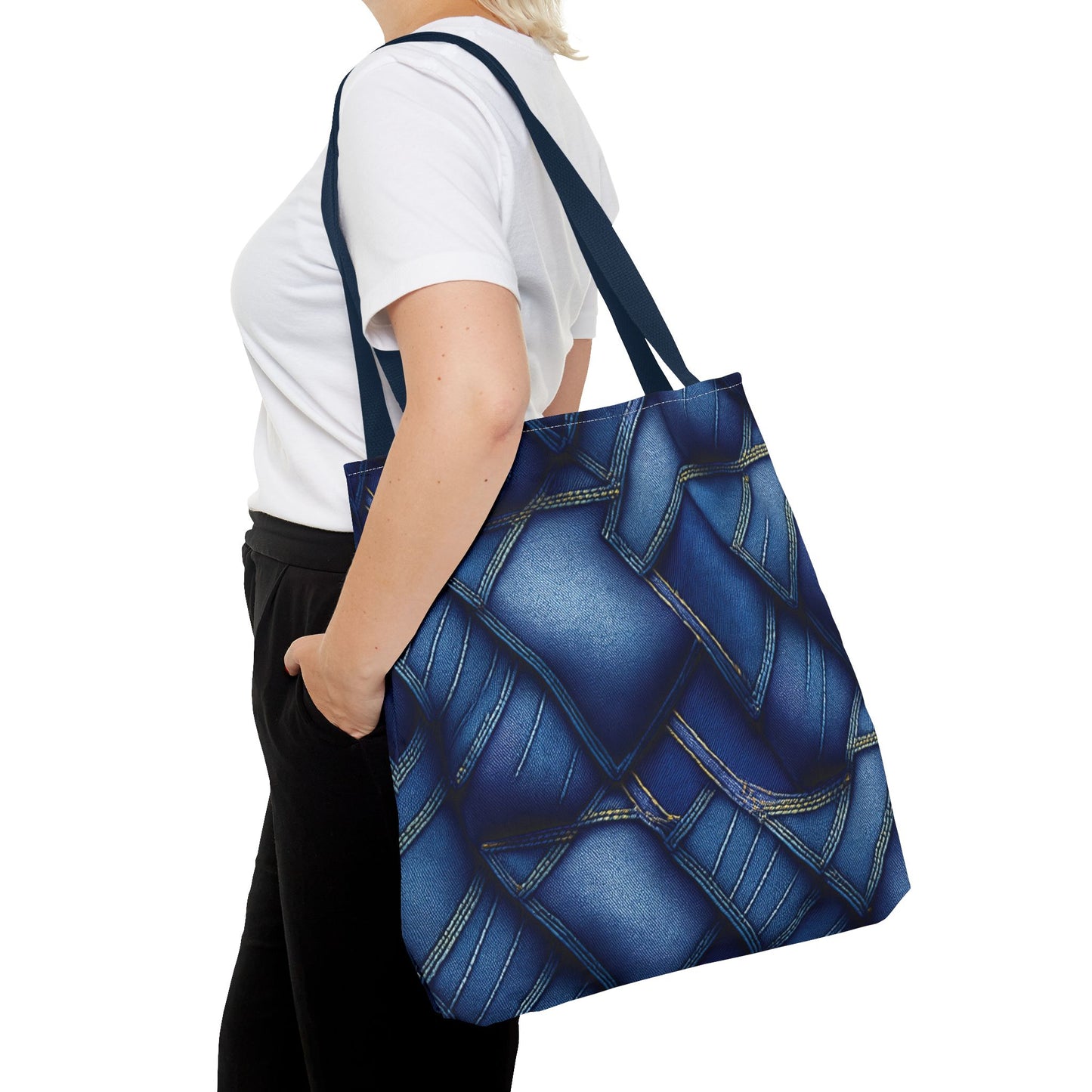 Denim Canvas Bag, Tote Bag Denim