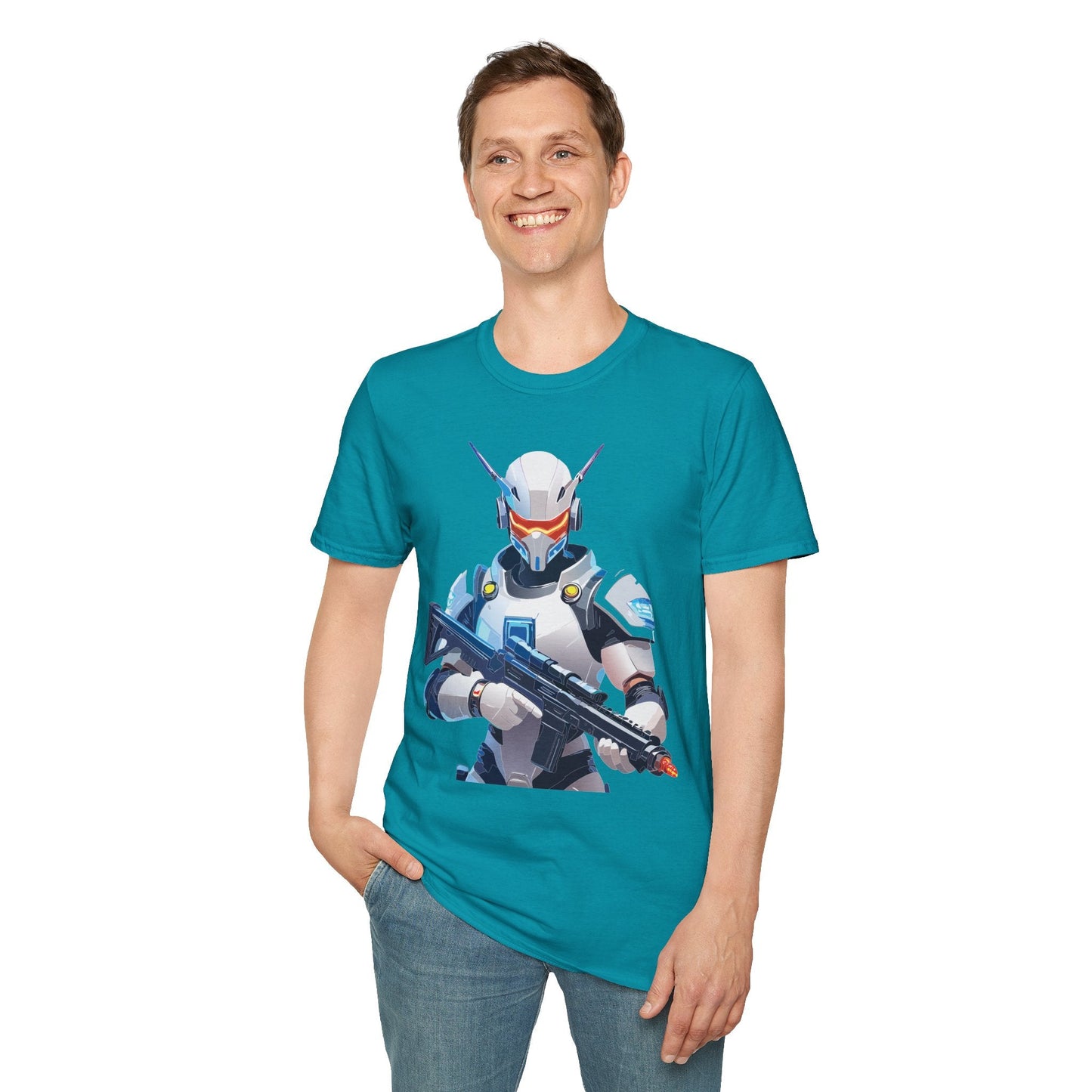 Robocop Shirt Unisex T Shirt With Robocop Artwork Gildan Softstyle 64000 Cotton Tee