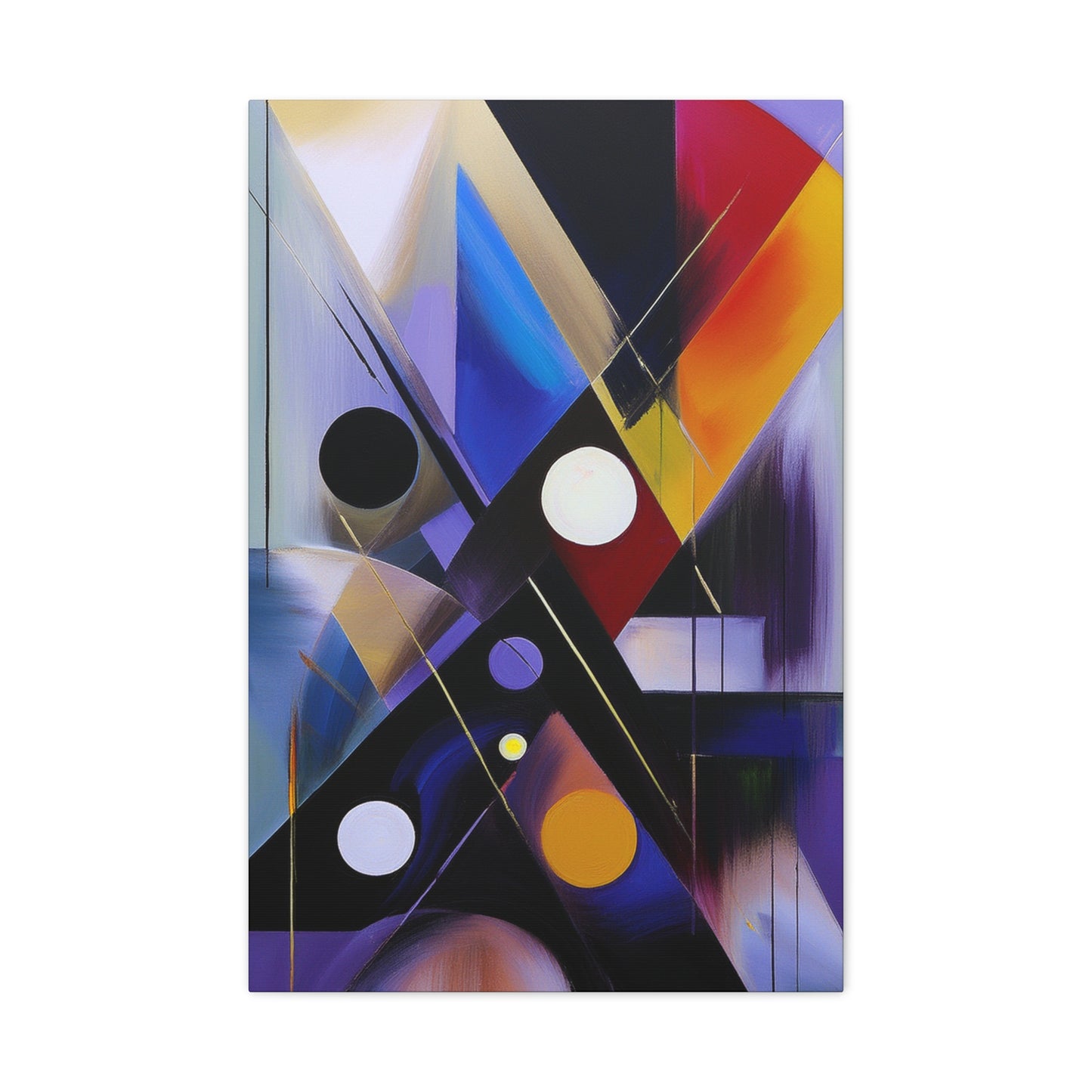 Colors Abstract Painting Print Canvas 20x24,20x30,24x30, 24x32,24x36,30x40, 32x48,36x48,40x60 Pine-Wood Inner Frame ABS-35