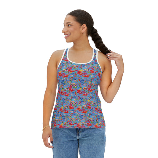 Summer Tank Top with floral prints