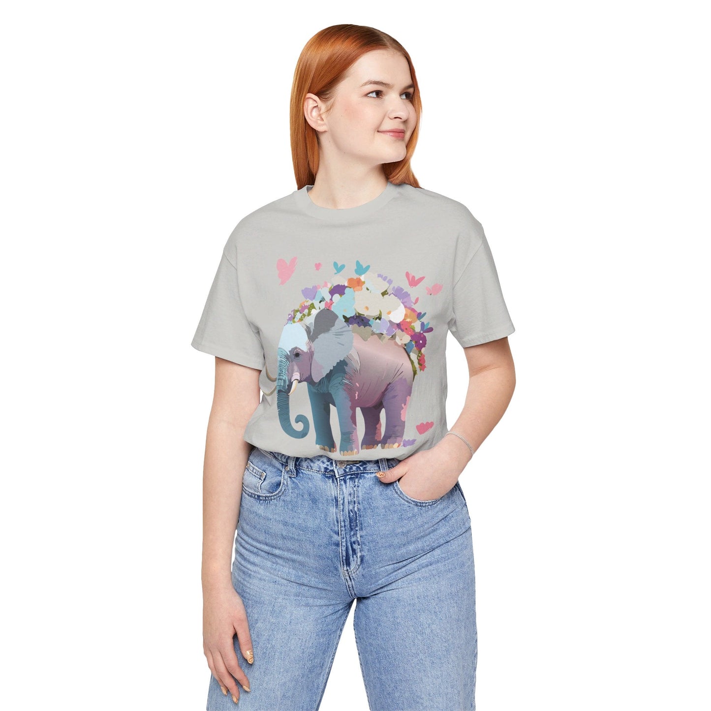 Elephant Graphic T Shirt Unisex Vintage Inspired Artwork By Adelpha Short Sleeve Tee