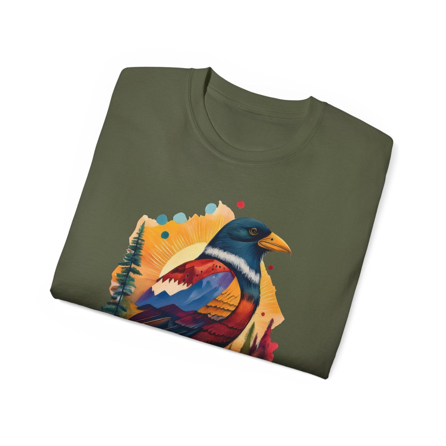 Colorado Bird Graphic Unisex Cotton T‑Shirt 3