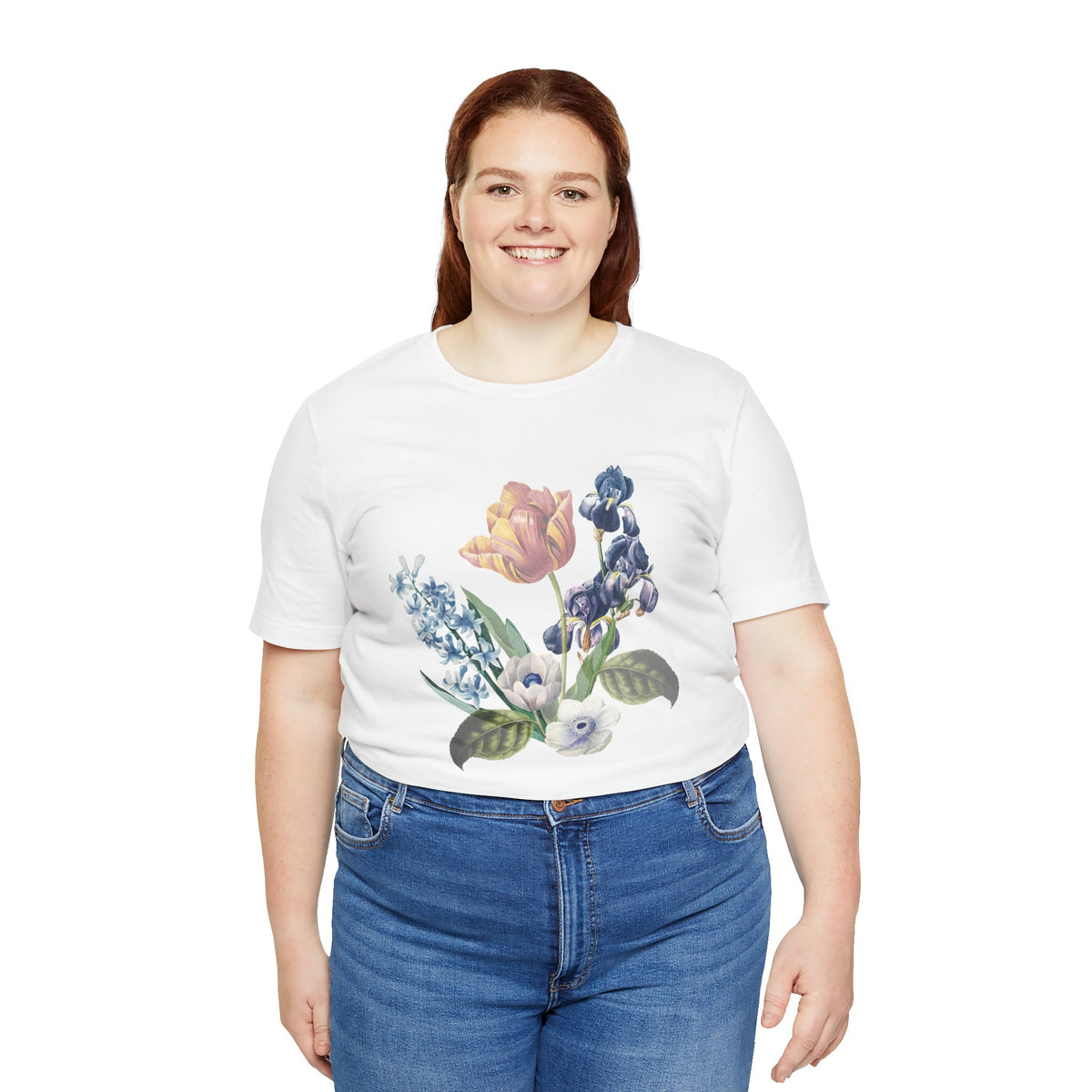 Floral Graphic Tee Shirt - Bella+Canvas Unisex 100 Cotton 52