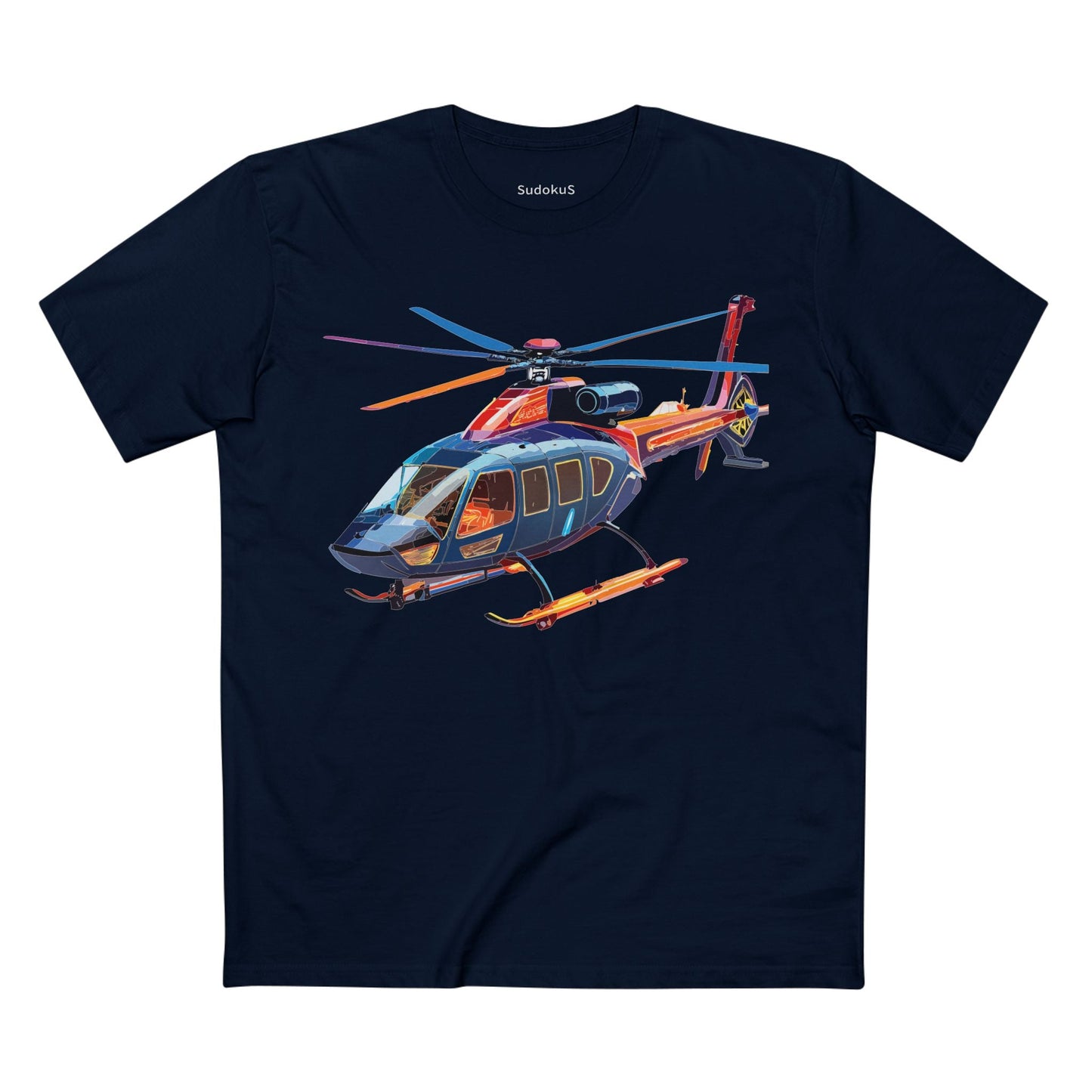 Chopper Graphic Unisex 100 Cotton Staple Tee 9