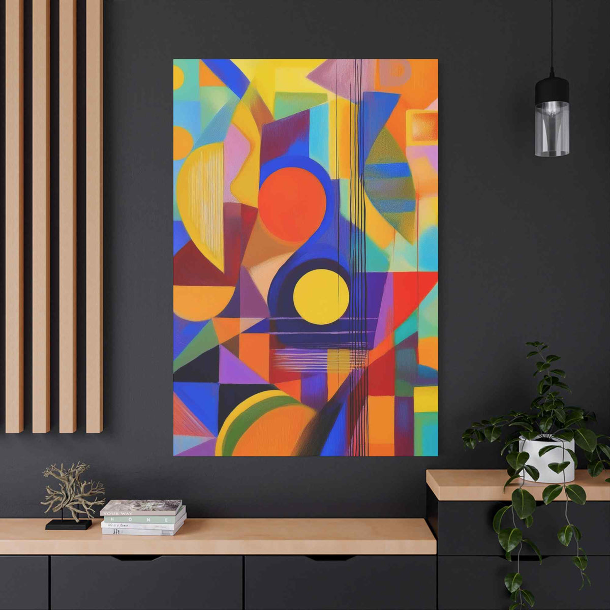 Abstract Painting Print Canvas 20x24,20x30,24x30, 24x32,24x36,30x40, 32x48,36x48,40x60 Pine-Wood Inner Frame ABS-9