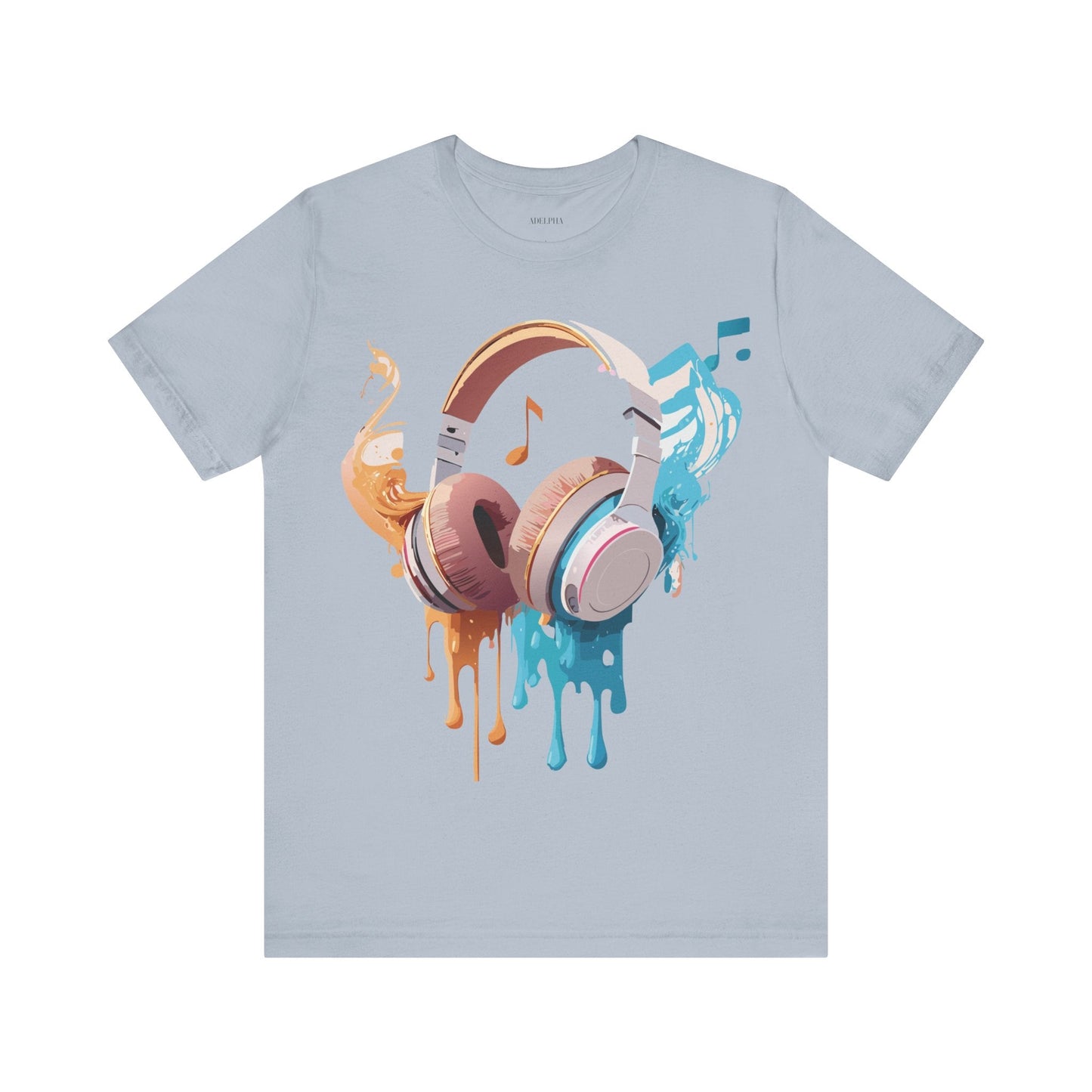 Unisex Graphic T Shirt With Vintage Music Inspired Artwork From Adelpha Short Sleeve Tee