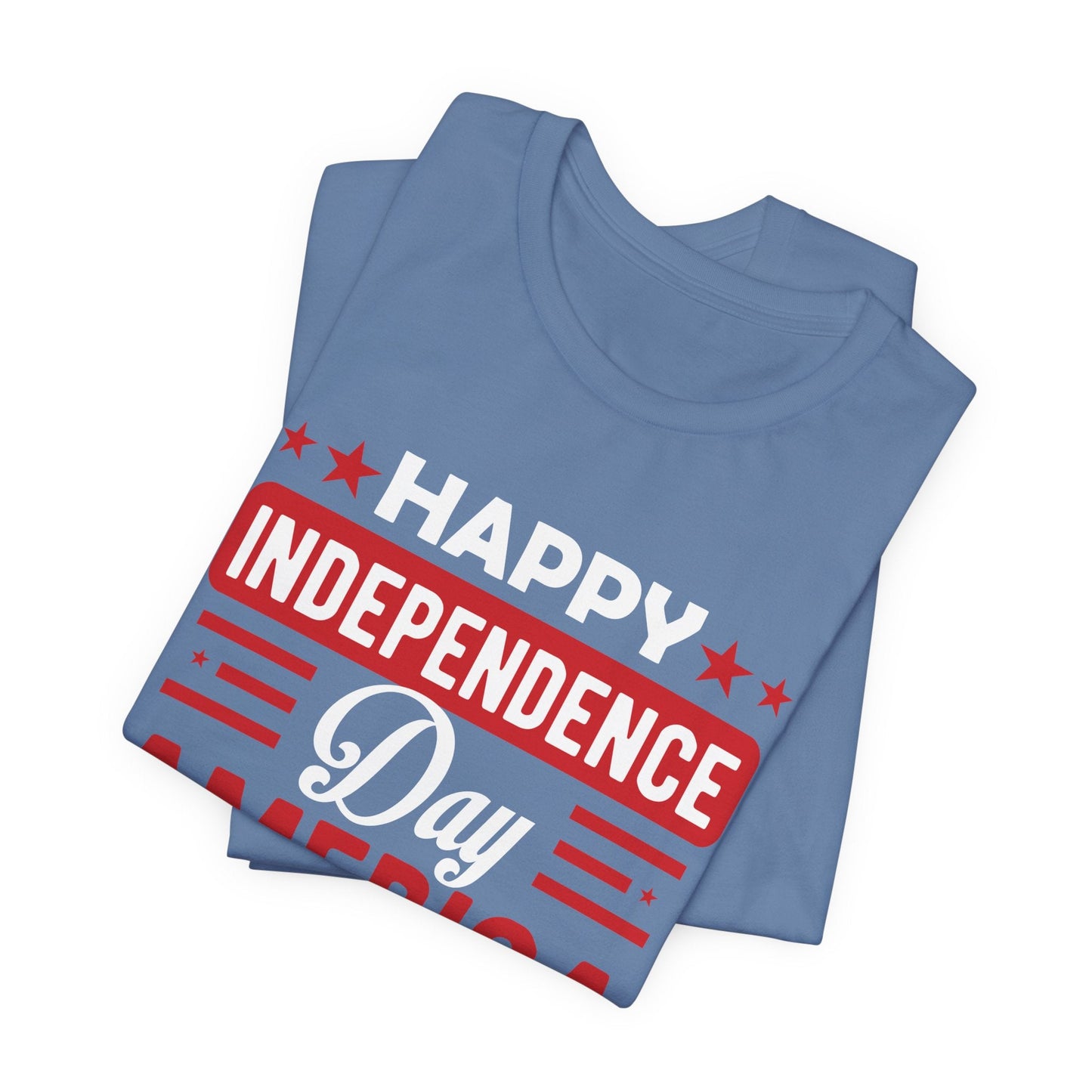 Happy Independence Day America Graphic Unisex Cotton T-Shirt 015
