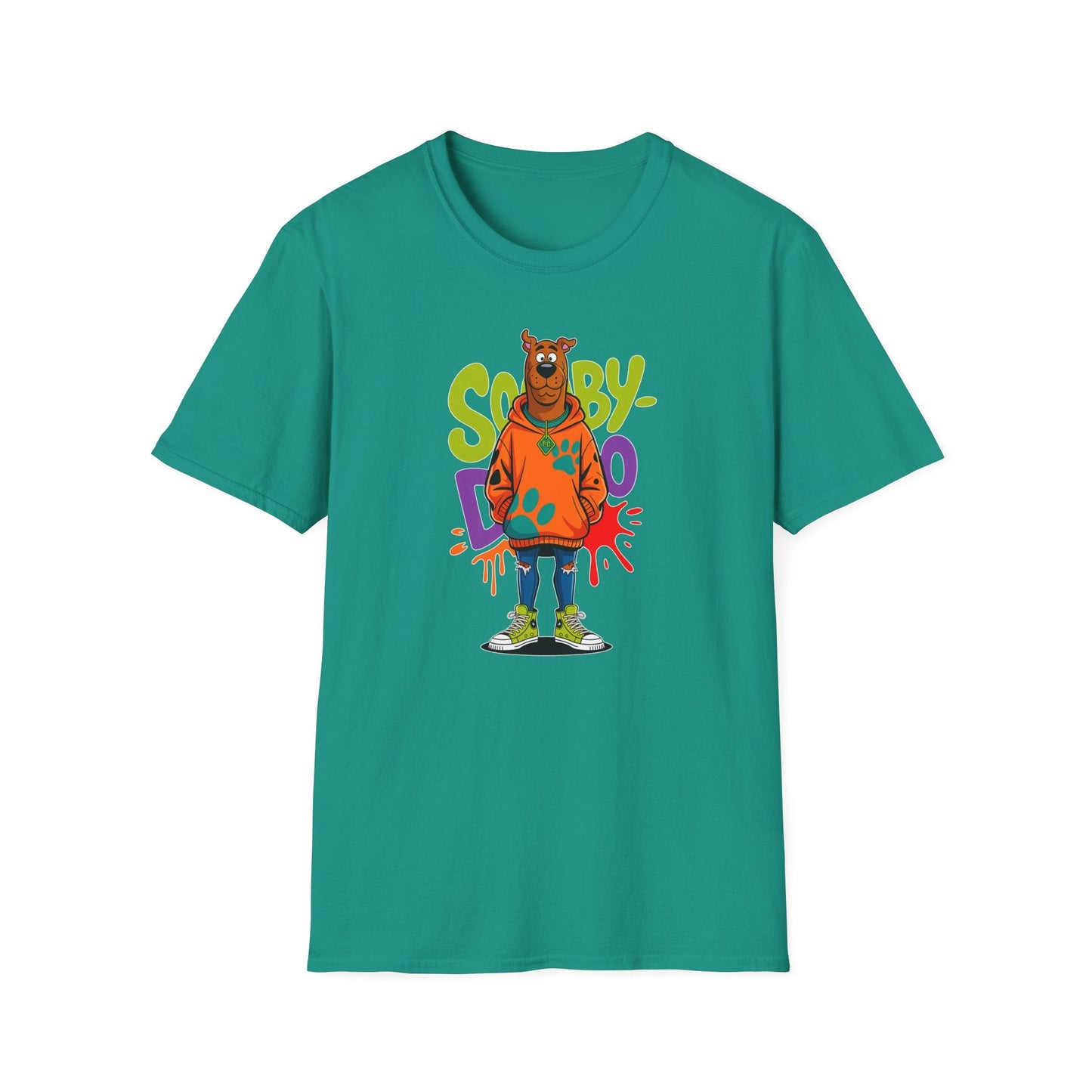 Unisex Cartoon T Shirt With Animation Funny Animals Tee Gildan Softstyle 64000 100 Percent Cotton