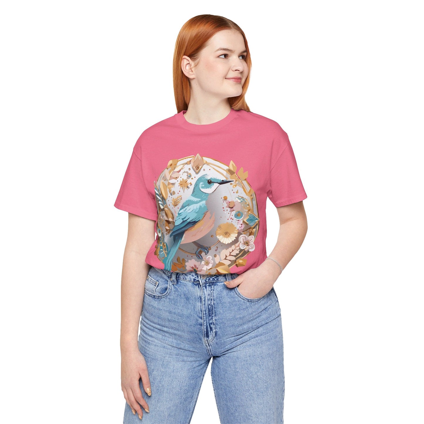 Adelpha Medallion Shirt Unisex Graphic Tee With Vintage Inspired Artwork Short Sleeve Jersey