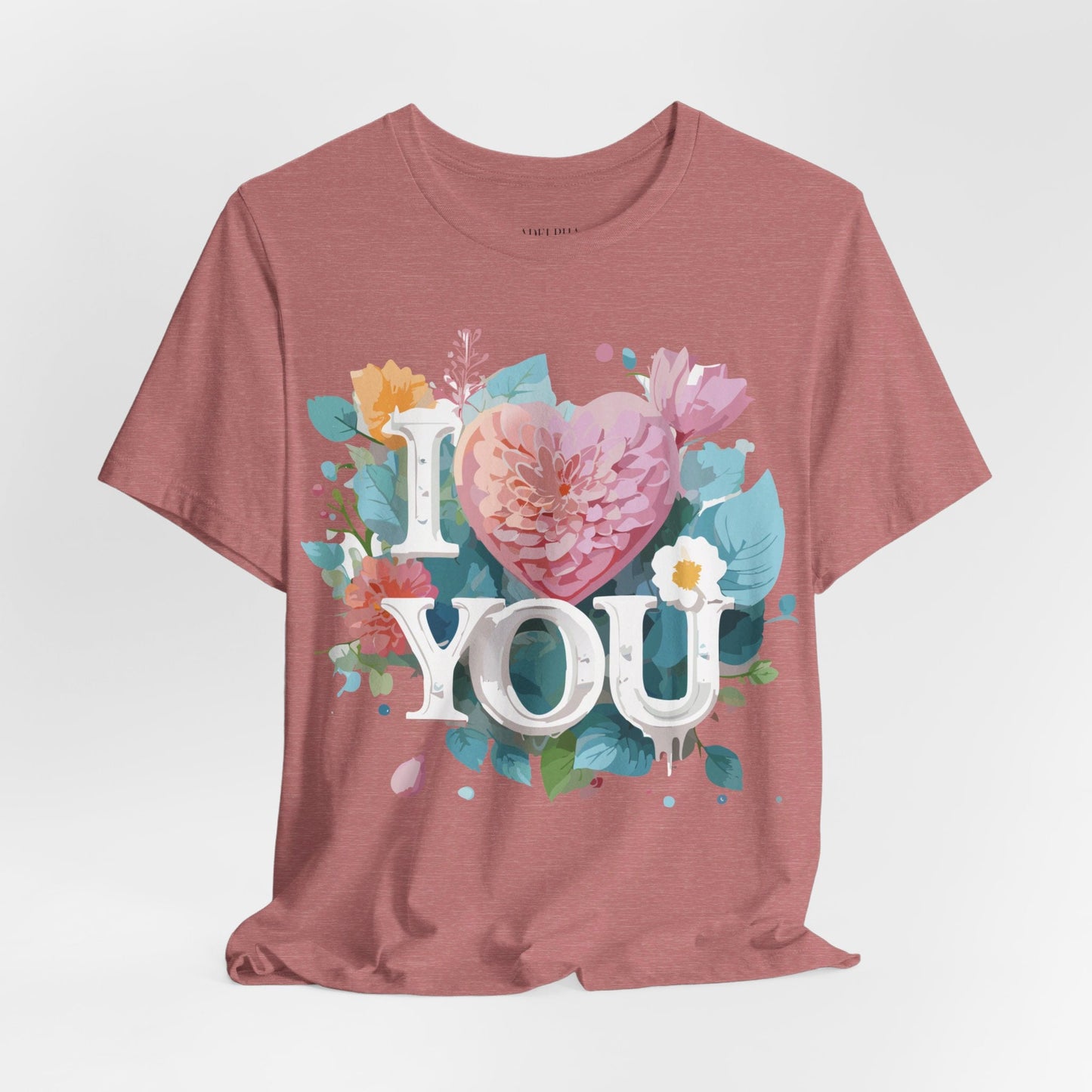 Valentine Graphic T Shirt Unisex Jersey Short Sleeve Tee With Adelpha Artwork Design