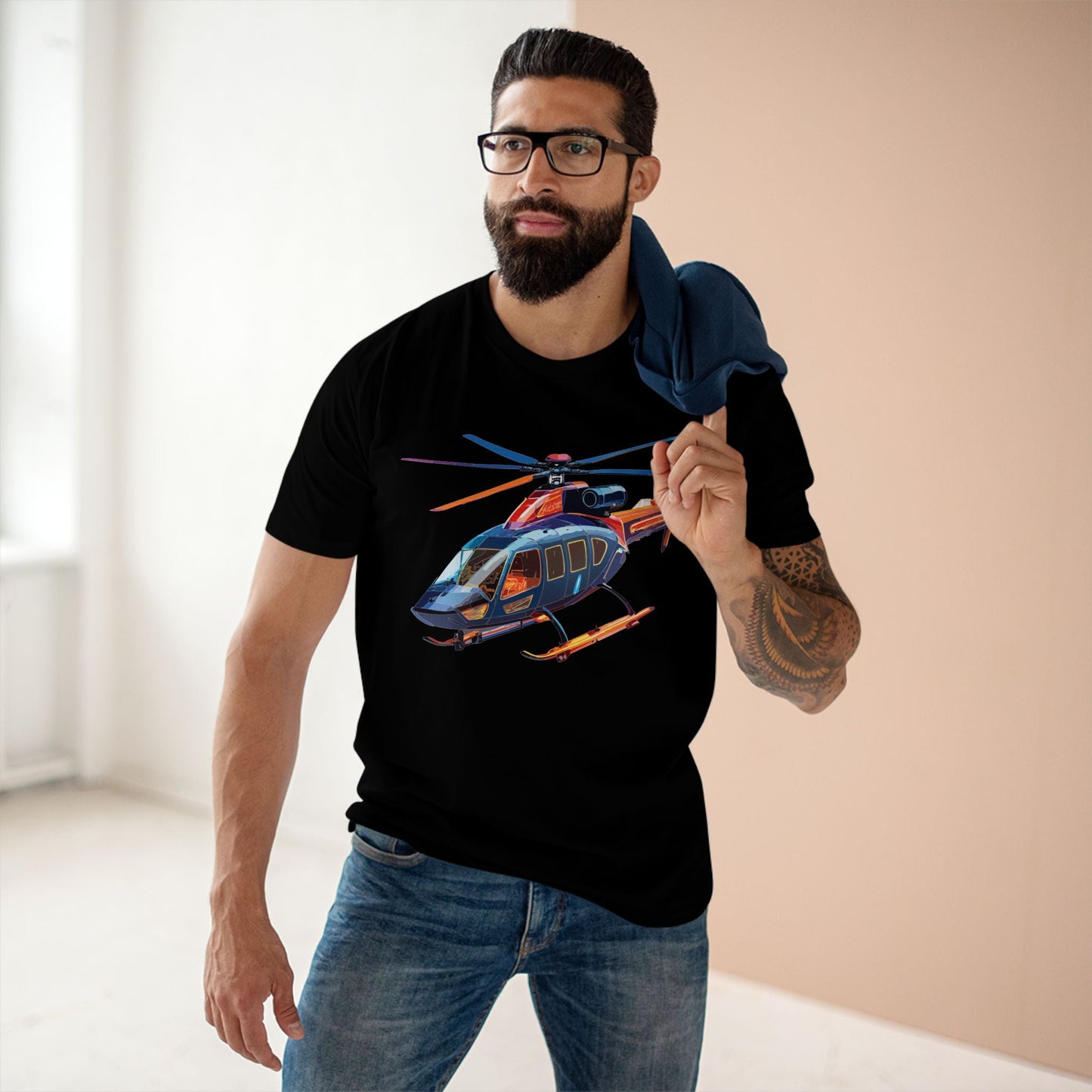 Chopper Graphic Unisex 100 Cotton Staple Tee 9