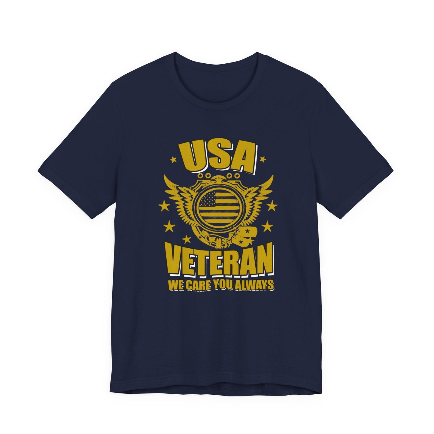 Army Veteran Patriotic Graphic Design Unisex Cotton T-Shirt v59