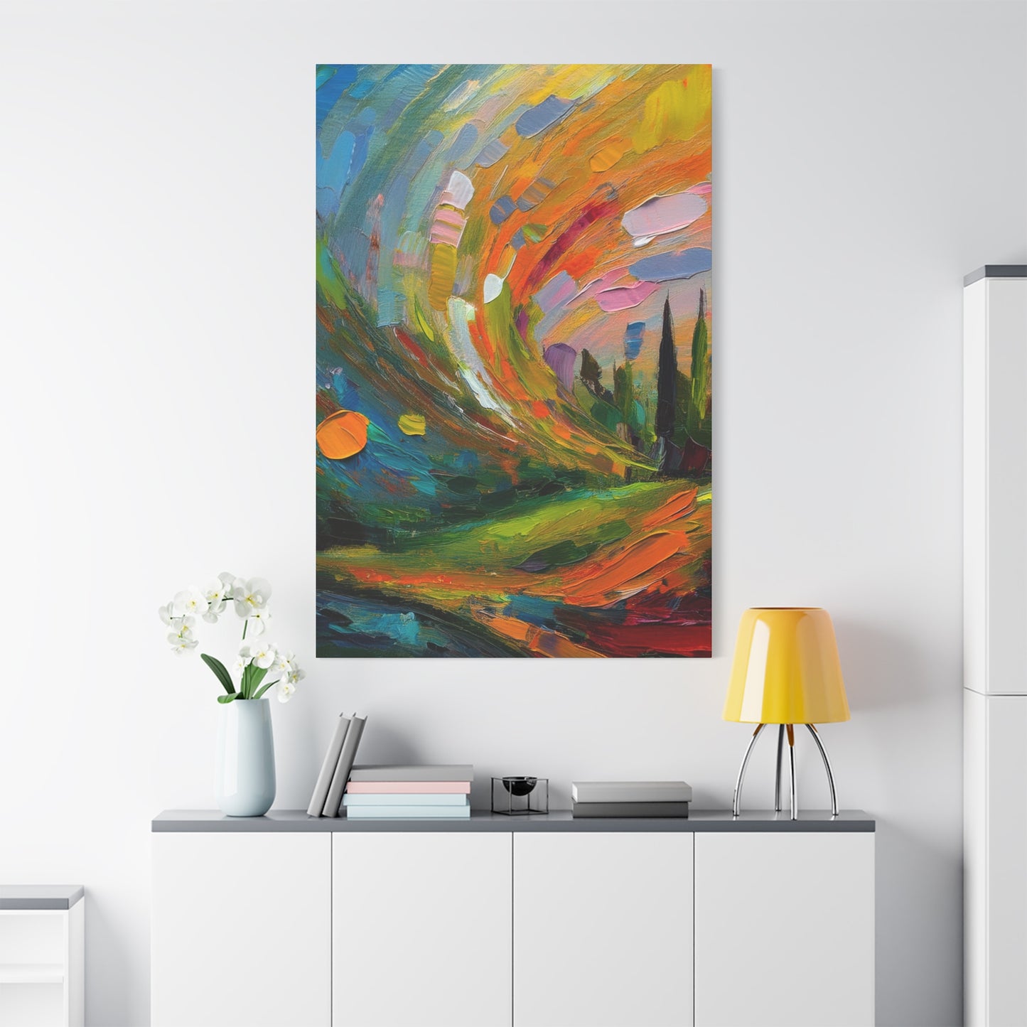 Abstract Oil Painting Print Canvas 20x24,20x30,24x30 24x32,24x36,30x40 32x48,36x48,40x60 Pine-Wood Inner Frame ABS-119