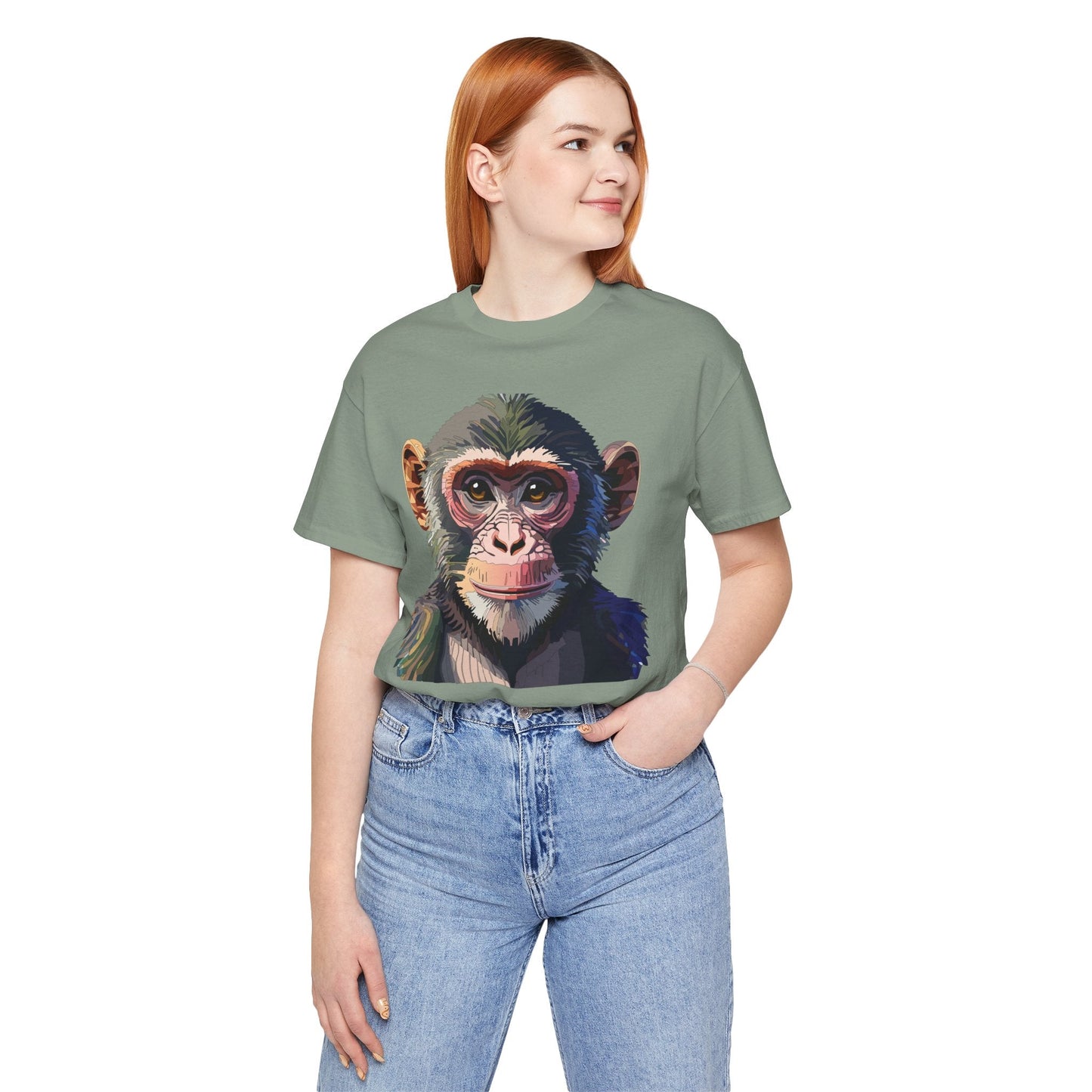 Unisex Animal Shirt Gildan Softstyle Tee With Wild Animals Art Design Premium Comfort