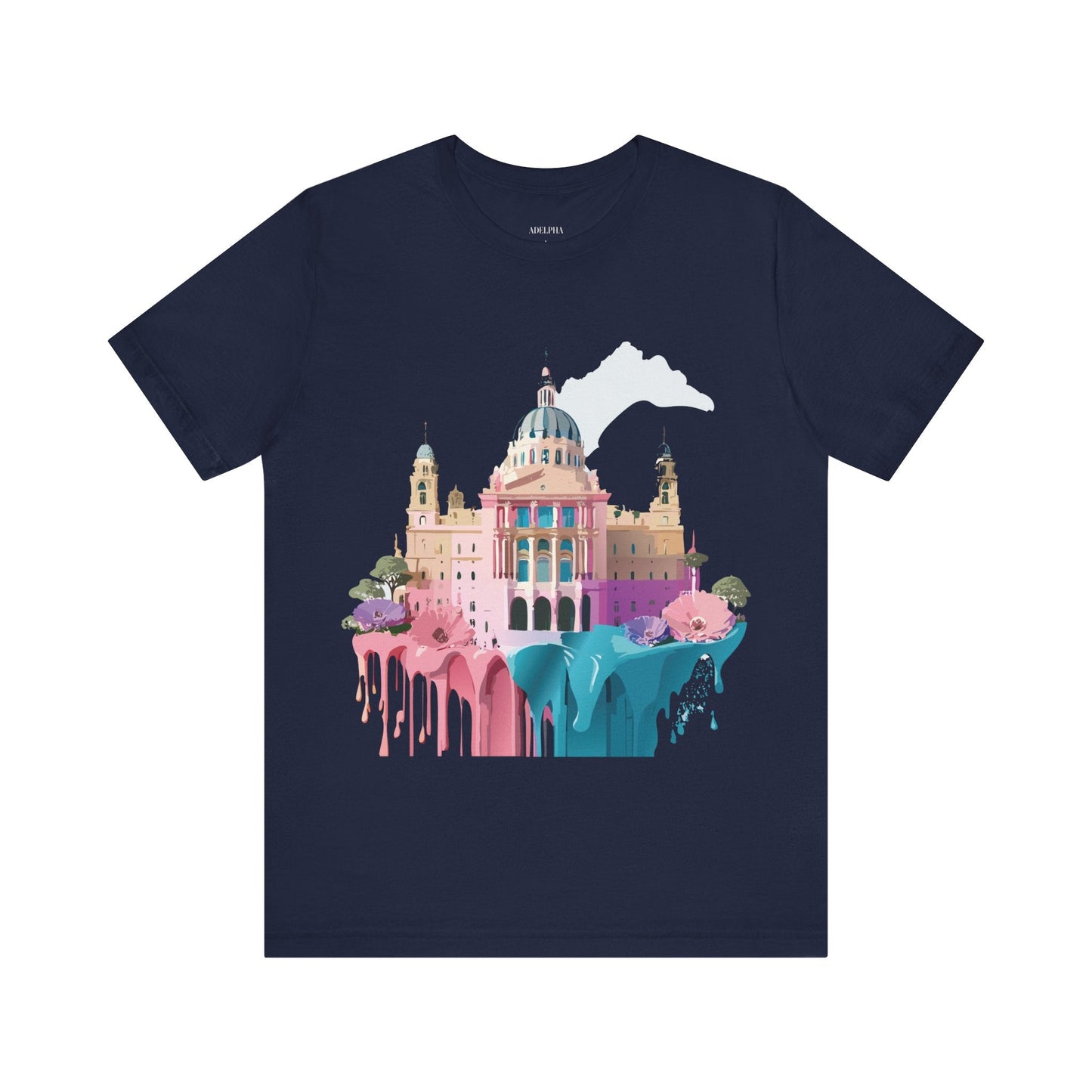 Adelpha Unisex Graphic Tee Madrid Tourist Shirt Vintage Inspired Art Design By Adelpha