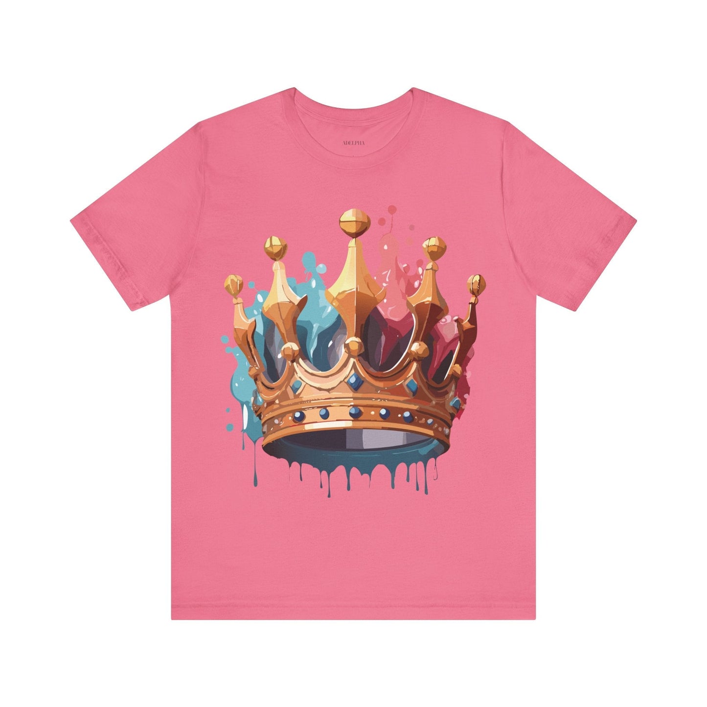 Adelpha Crown Graphic Tee Unisex Vintage Inspired Art Design Short Sleeve Premium Quality