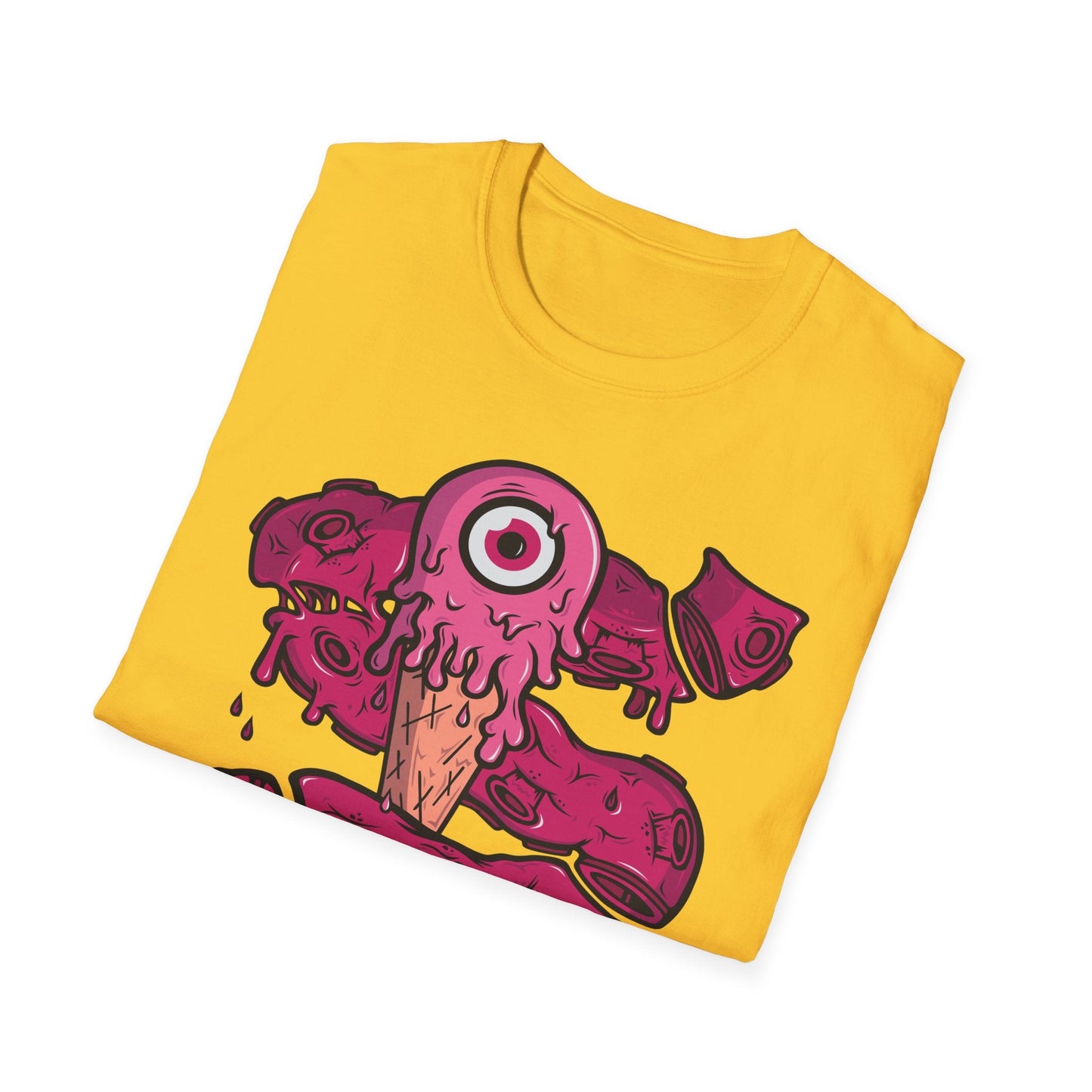 Cartoon T Shirt Animation Tee Funny Graphic Tee Unisex Gildan Softstyle Cotton 64000