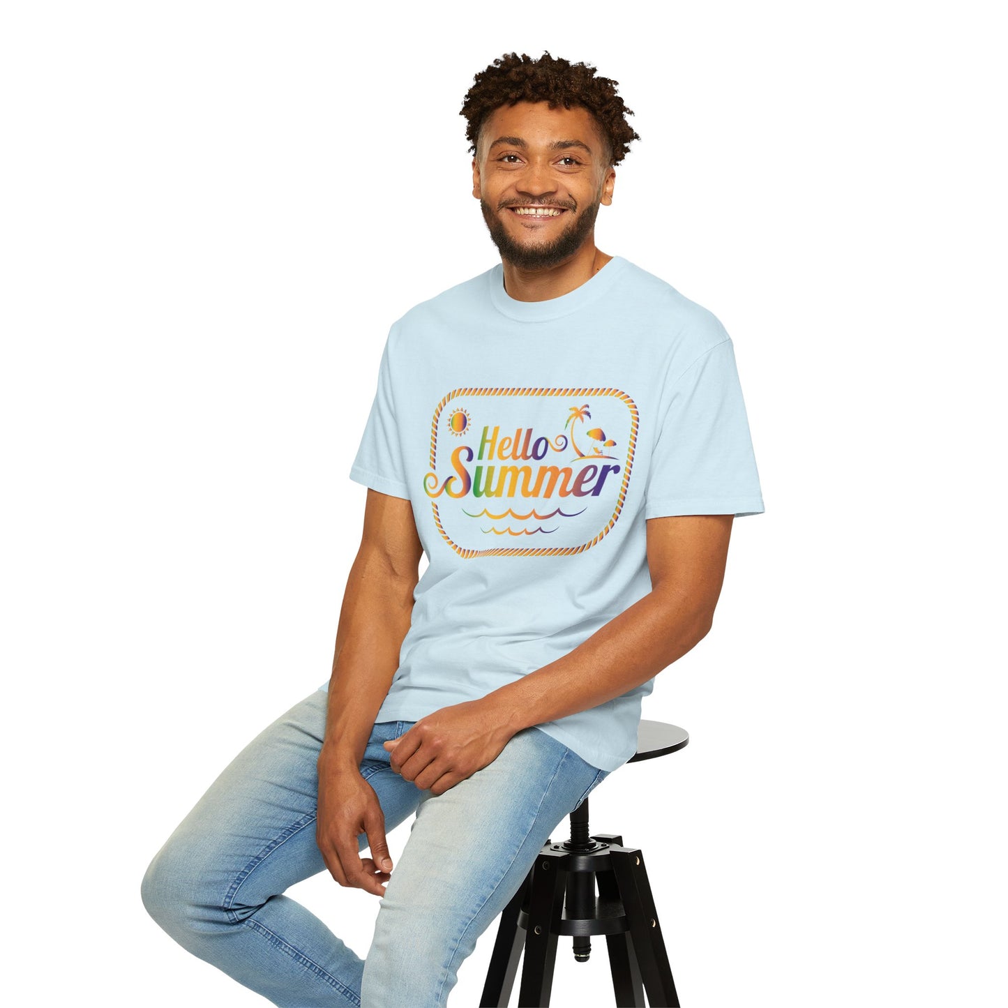 Unisex T-shirt with summer design