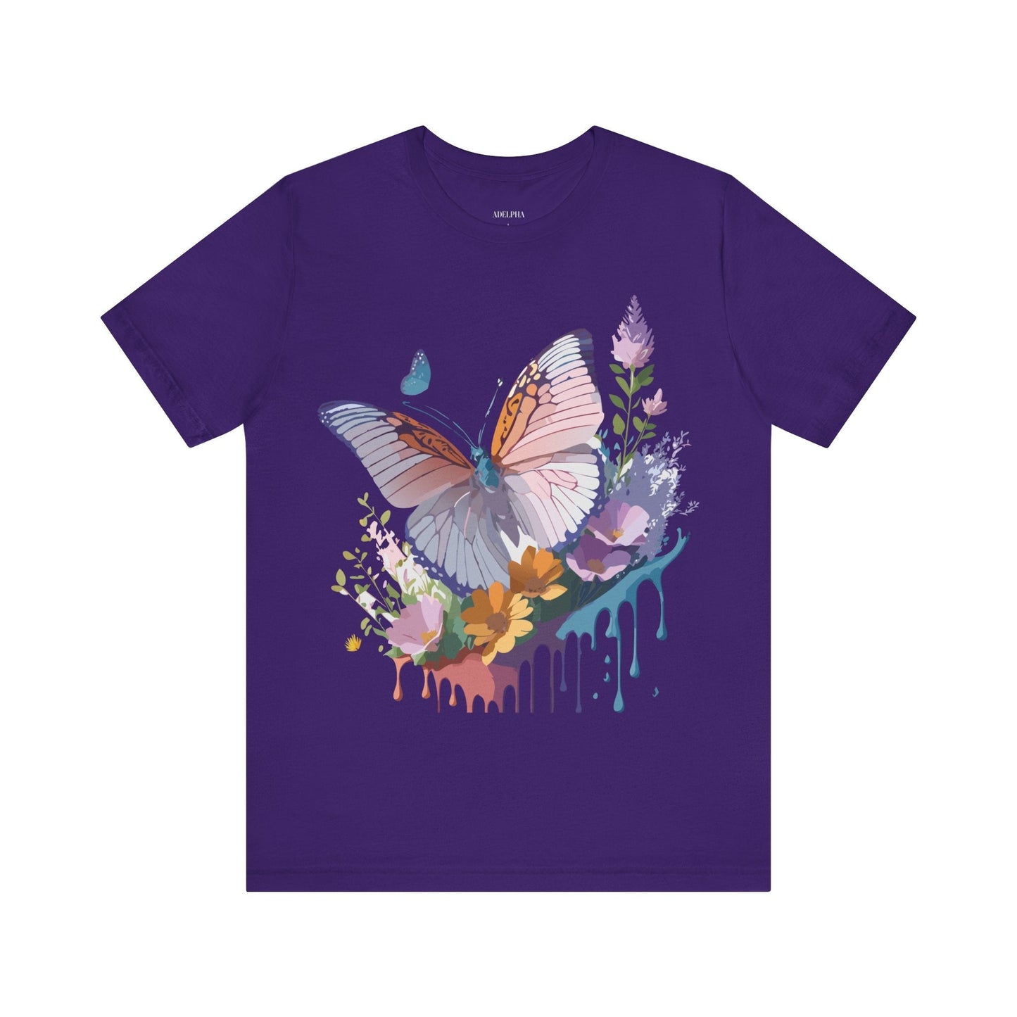 Butterfly Graphic Tee Unisex Adelpha Vintage Inspired Art Design Tee