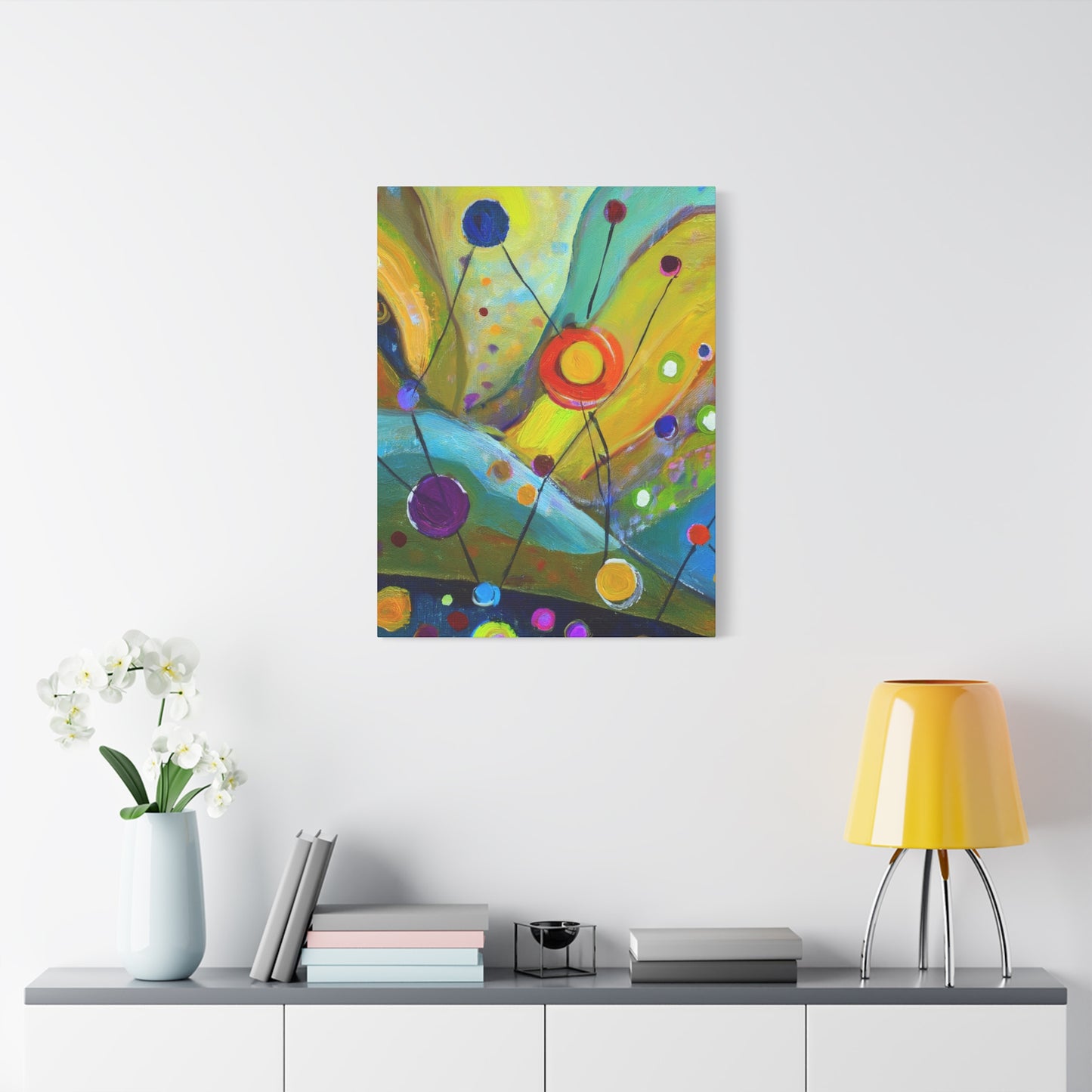 Abstract Oil Painting Print Canvas 20x24,20x30,24x30 24x32,24x36,30x40 32x48,36x48,40x60 Pine-Wood Inner Frame ABS-129