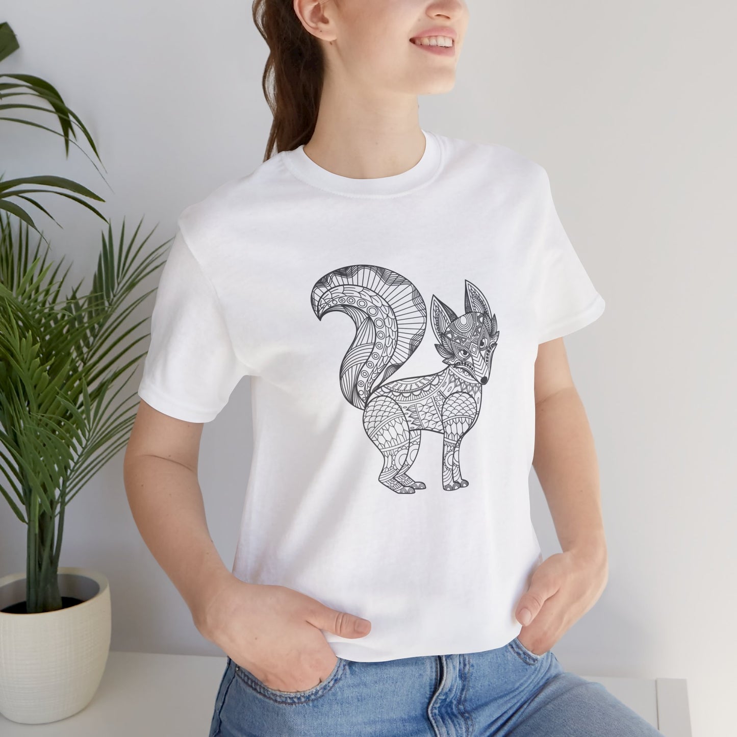 Camiseta unisex con estampado de animales 