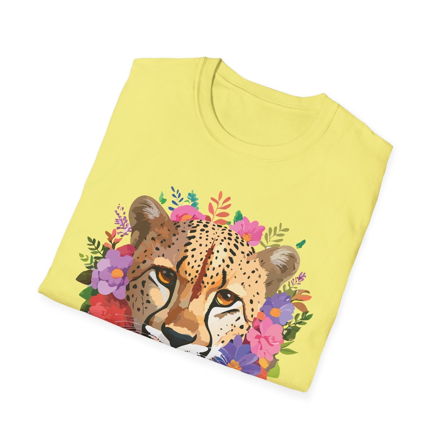 Cheetah Print Shirt Softstyle Tee Gildan 64000 100 Percent Ring Spun Cotton