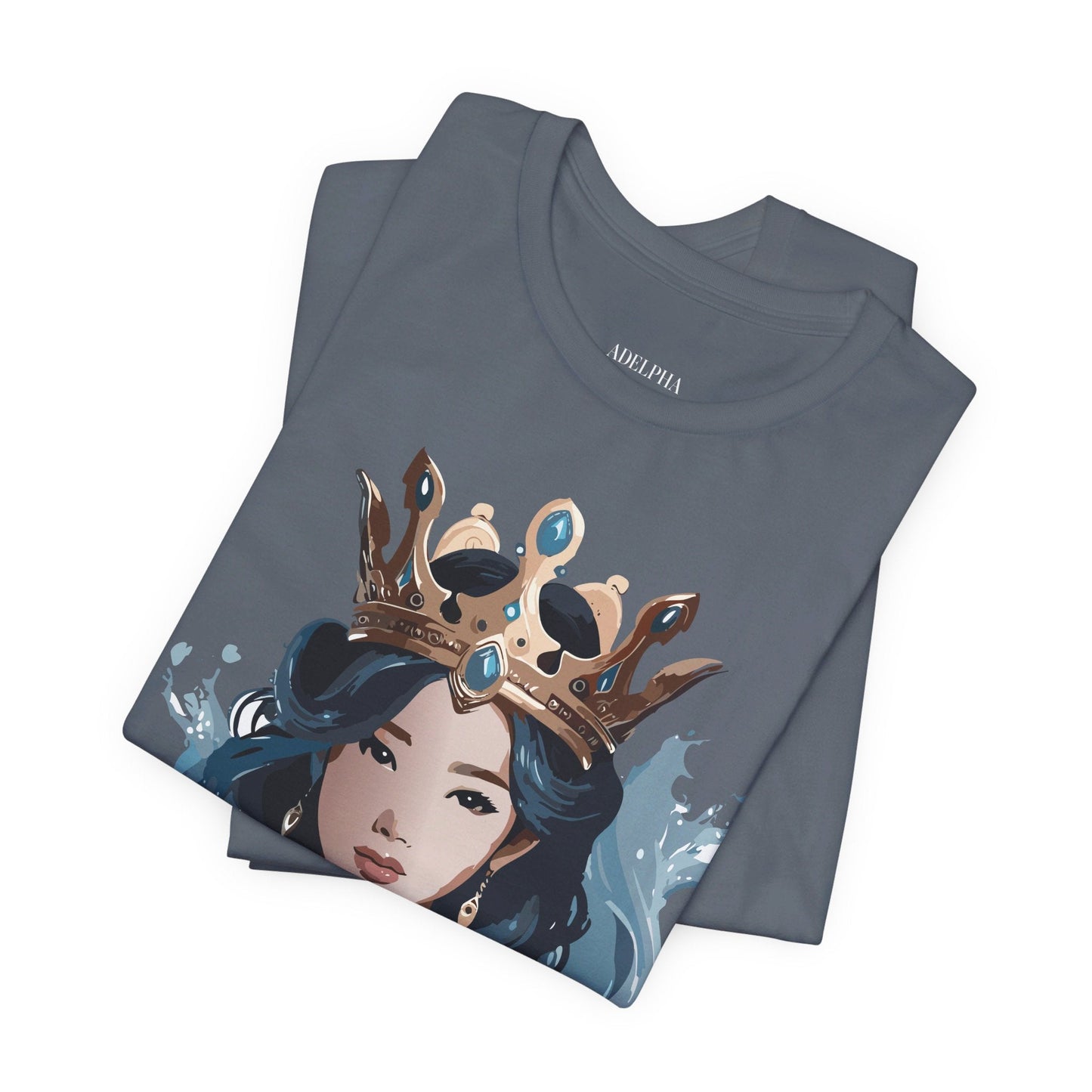 Queen Graphic Tee Unisex Vintage Inspired Art Design Shirt By Adelpha Jersey Short Sleeve
