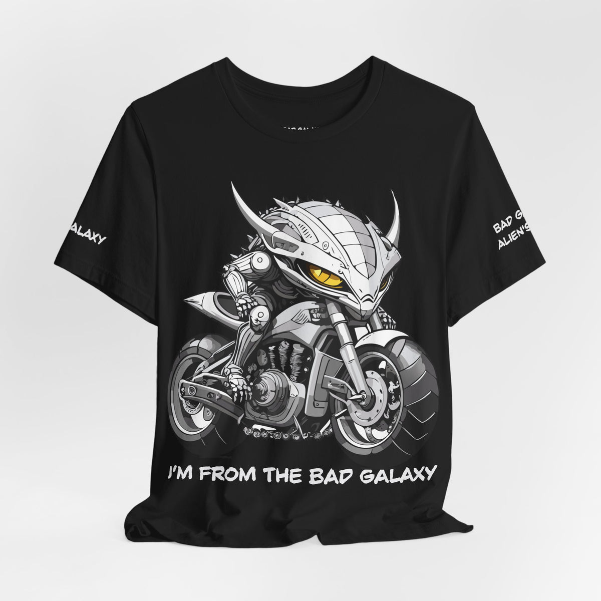 Alien Graphic Unisex Cotton Bella+Canvas Tee with Art Design b83