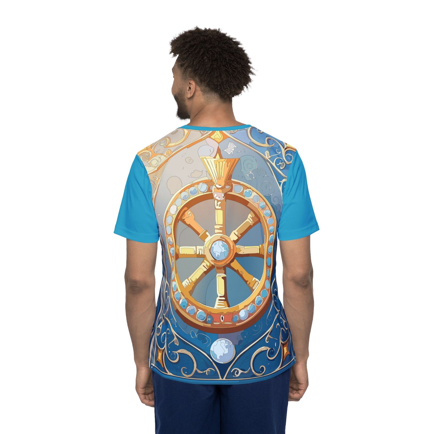 21-Card Deck Graphic T-Shirt, Art Design Poly Shirt, All Over Print Graphic Tee, Playing Cards T-Shirt, Playing Cards Tees