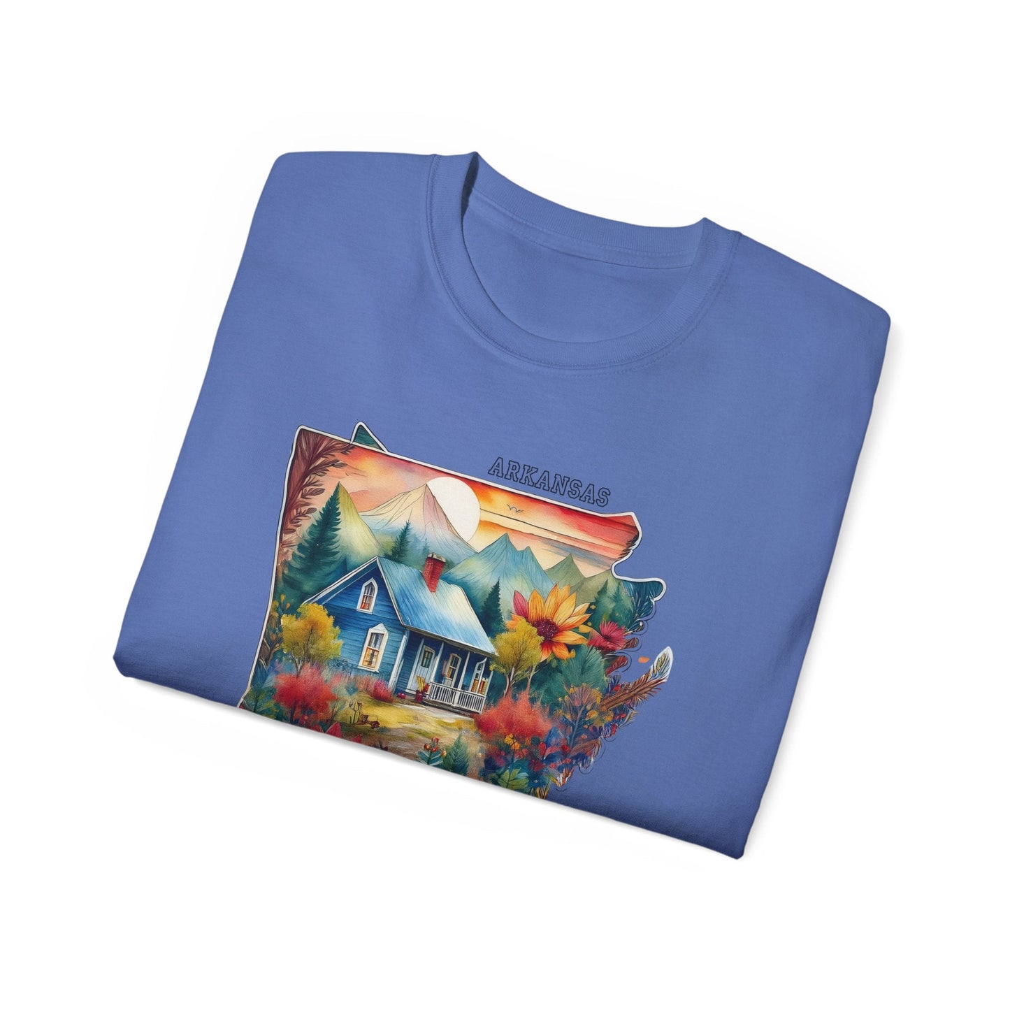 Arkansas Graphic Unisex Cotton T‑Shirt 2