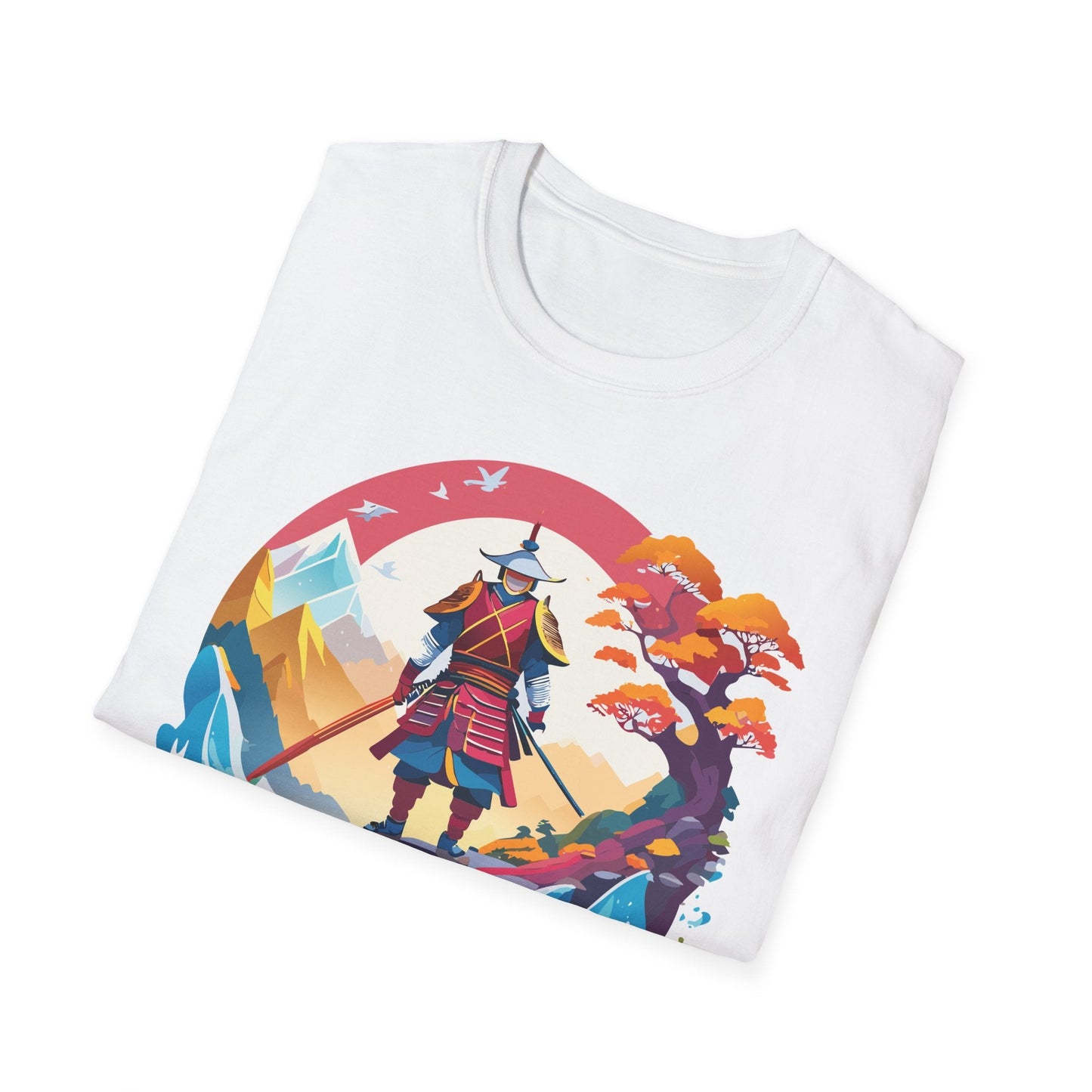Samurai Shirt Gildan Softstyle 64000 Ring Spun Cotton Unisex Tee For Everyday Comfort