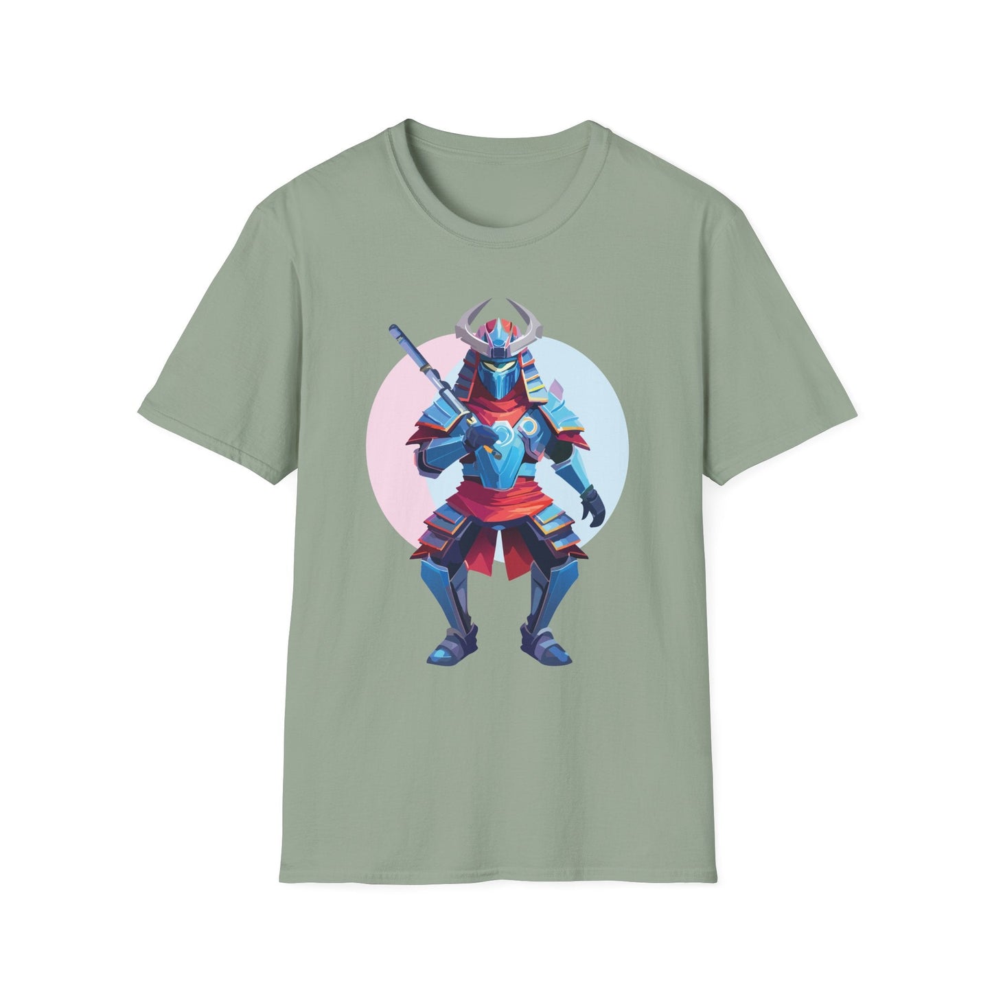 Samurai T Shirt Unisex Softstyle Tee Made From 100 Percent Ring Spun Cotton Gildan 64000