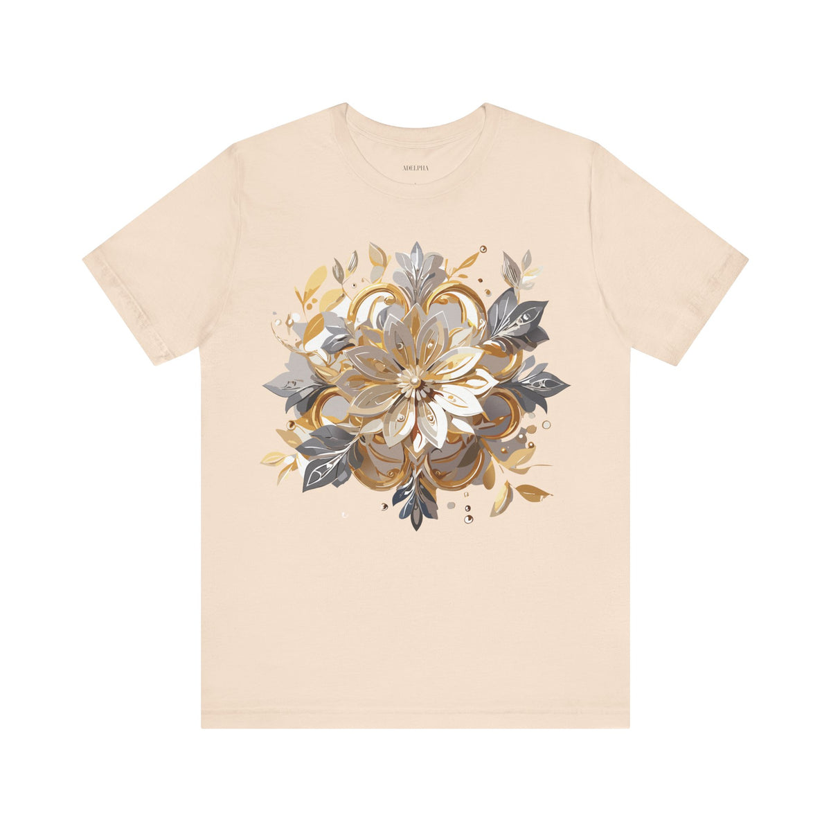 Jewelry Graphic Unisex Cotton Bella+Canvas Tee with Art Design n128