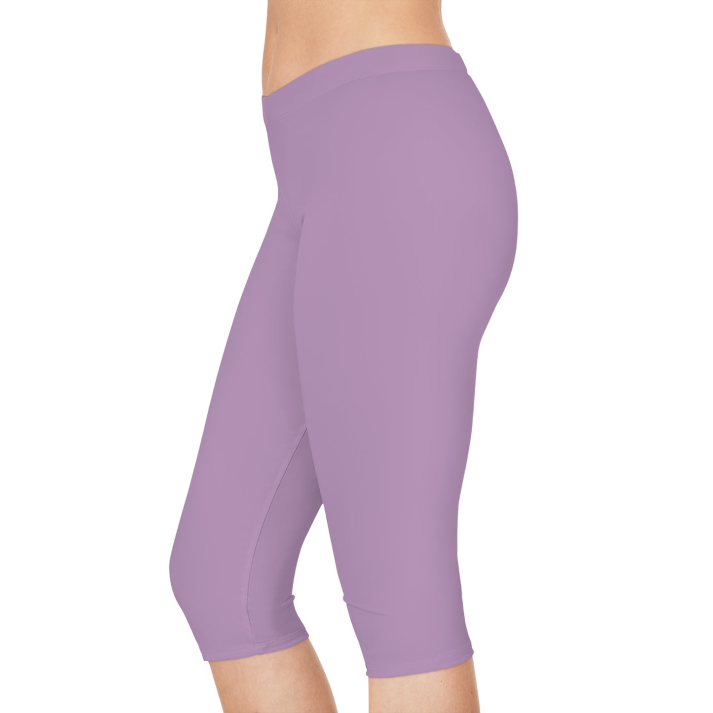 Purple Color Capri Leggings, Purple Capri Leggings 12