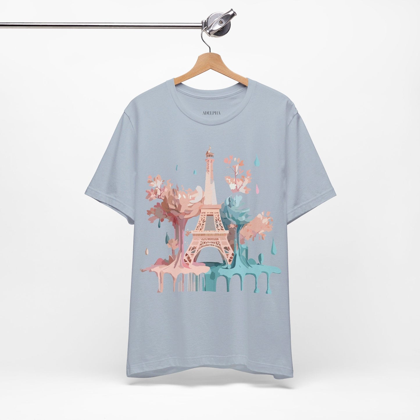 Paris Tourist Shirt Graphic Tee Unisex Vintage Inspired Art Adelpha Premium Quality