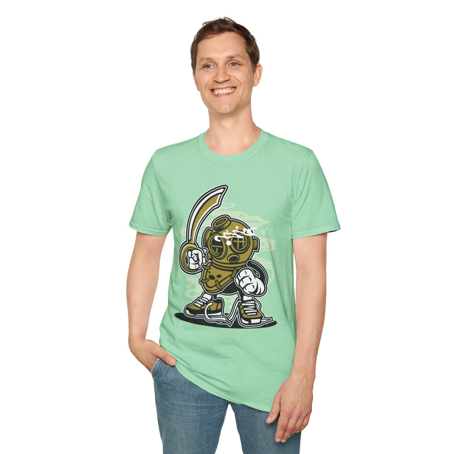 Cartoon T Shirt Animation Tee Funny Tee Shirt Unisex Gildan Softstyle Cotton Comfort