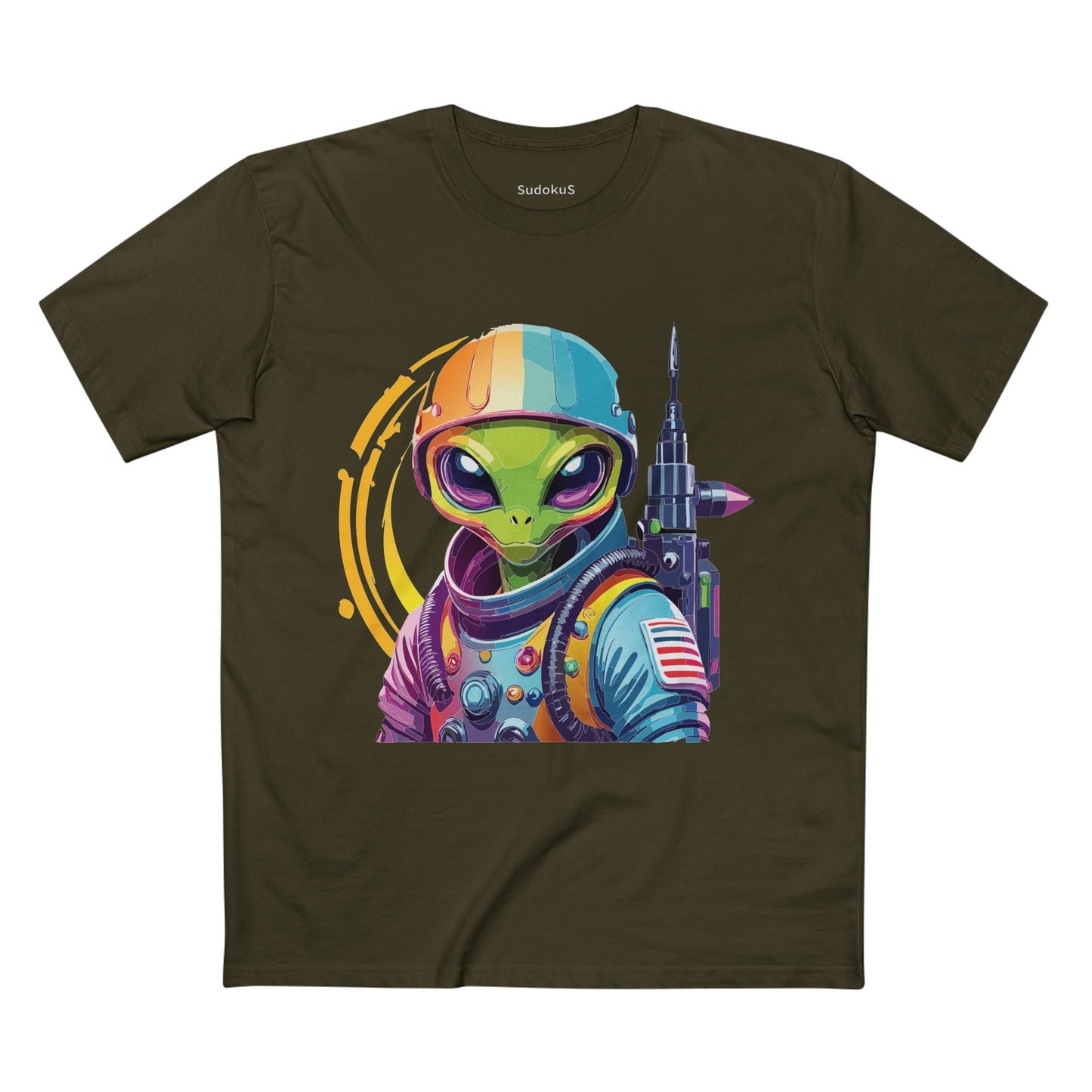 Aliens Graphic Unisex 100 Cotton Staple Tee 60