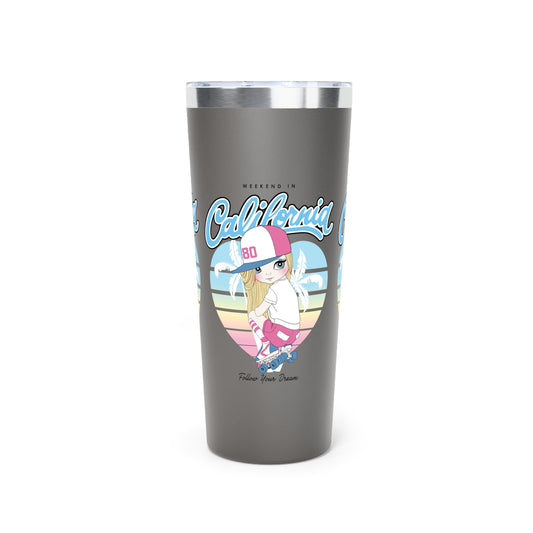 22oz Copper Vacuum Insulated Tumbler with Cartoon Hot 6 hours Cold 24 hours VT-3