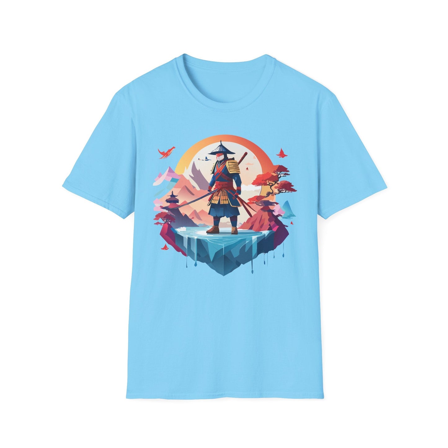 Samurai Shirt Unisex Softstyle Tee 100 Percent Ring Spun Cotton Short Sleeve T Shirt Comfort Fit