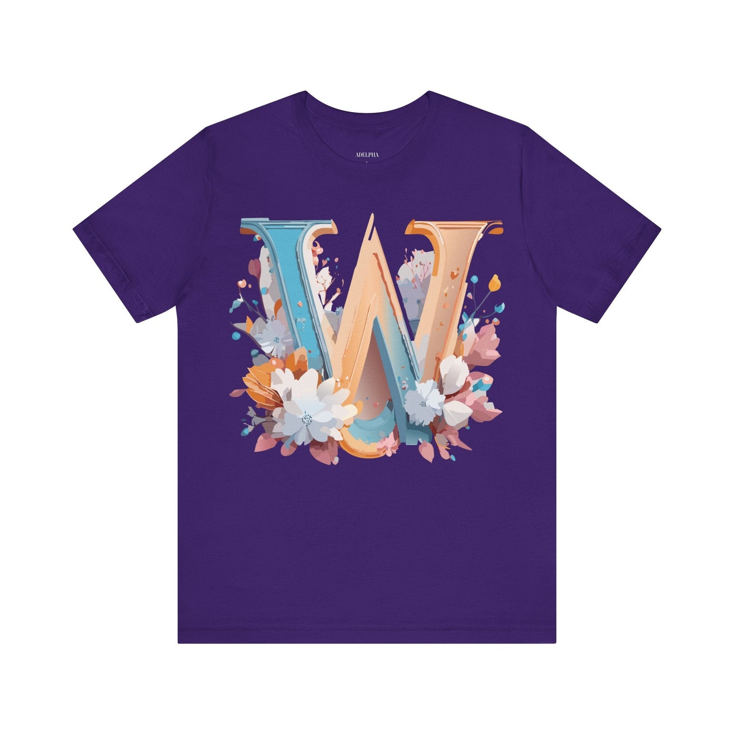 Letter W Shirt Unisex Graphic Tee By Adelpha Featuring Vintage Artwork For Everyday Casual Wear
