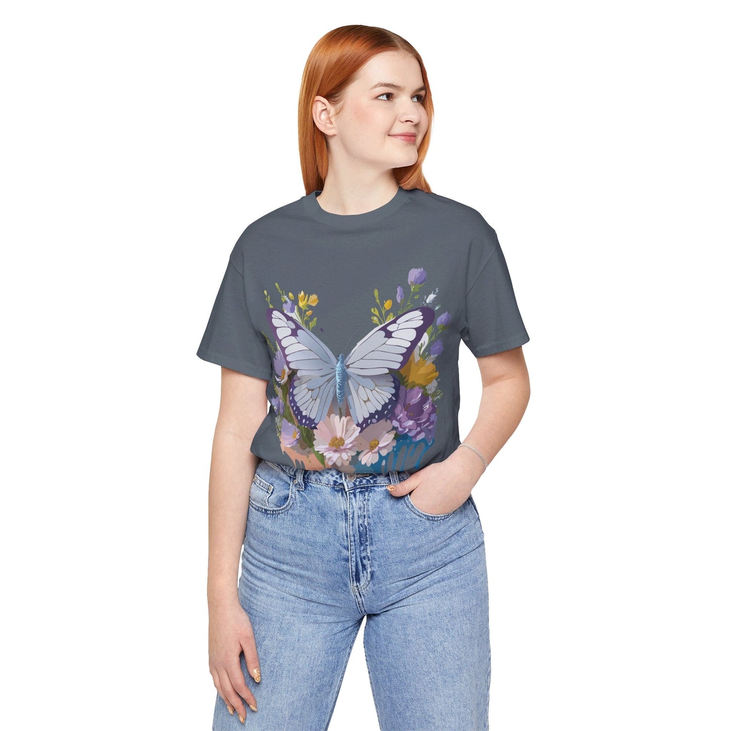 Butterfly Graphic Tee Unisex Jersey Short Sleeve From Adelpha Art Design