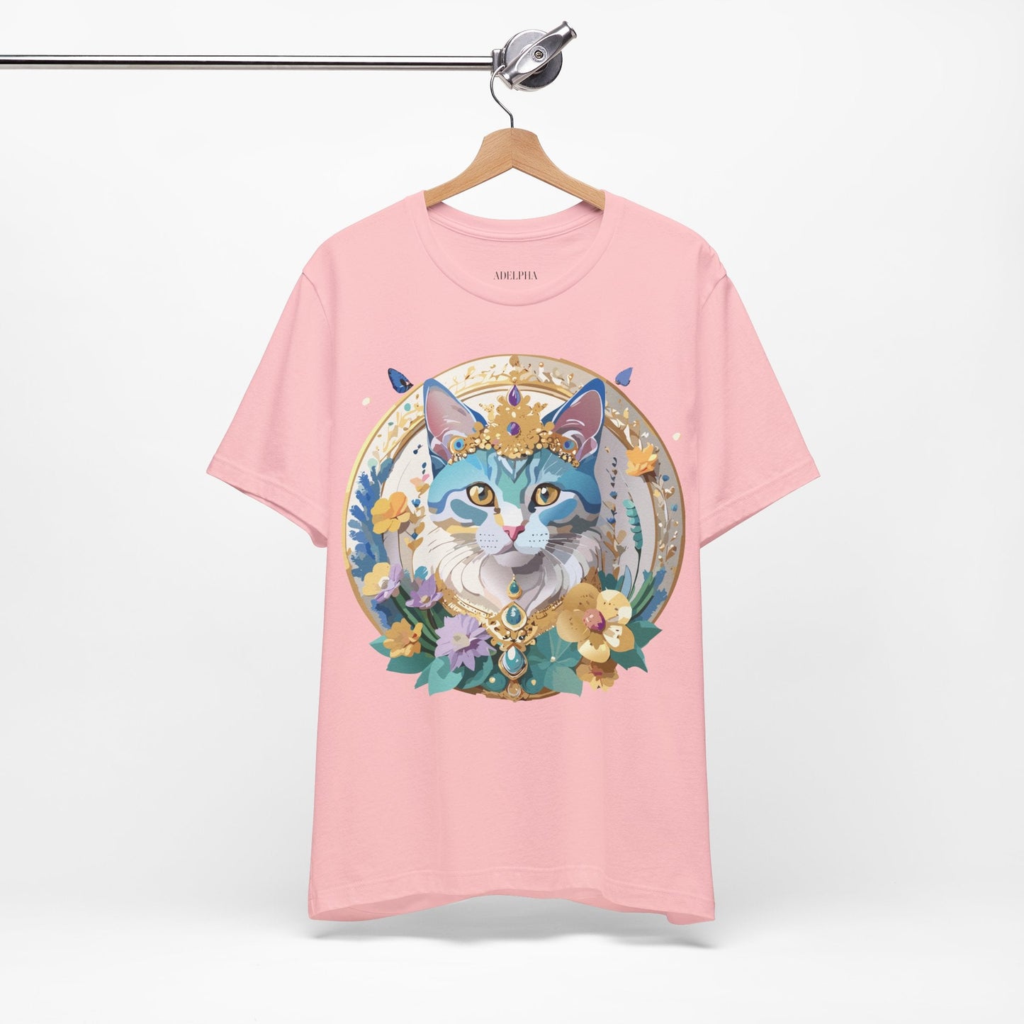 Unisex Graphic Tee With Adelpha Artwork Vintage Inspired Short Sleeve Jersey Shirt