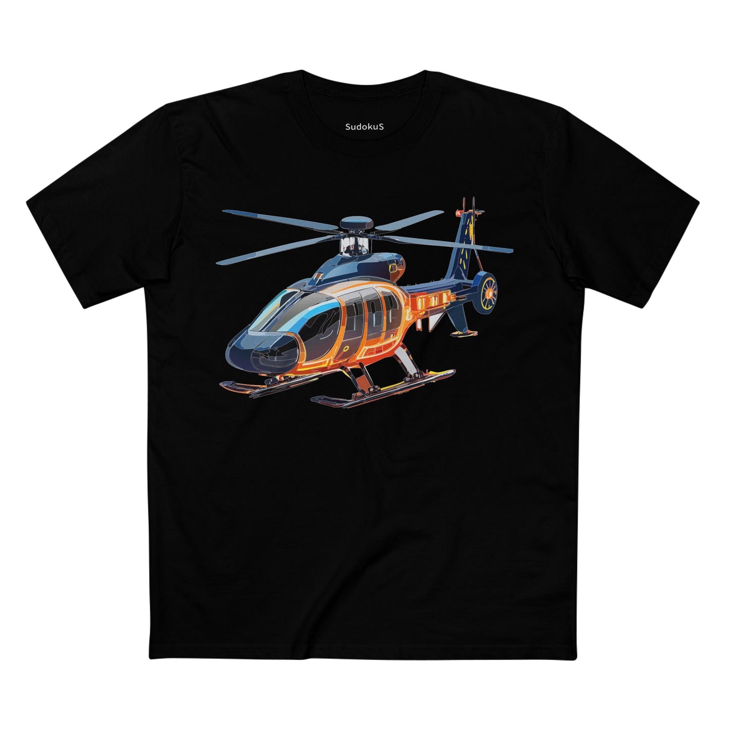 Chopper Graphic Unisex 100 Cotton Staple Tee 10
